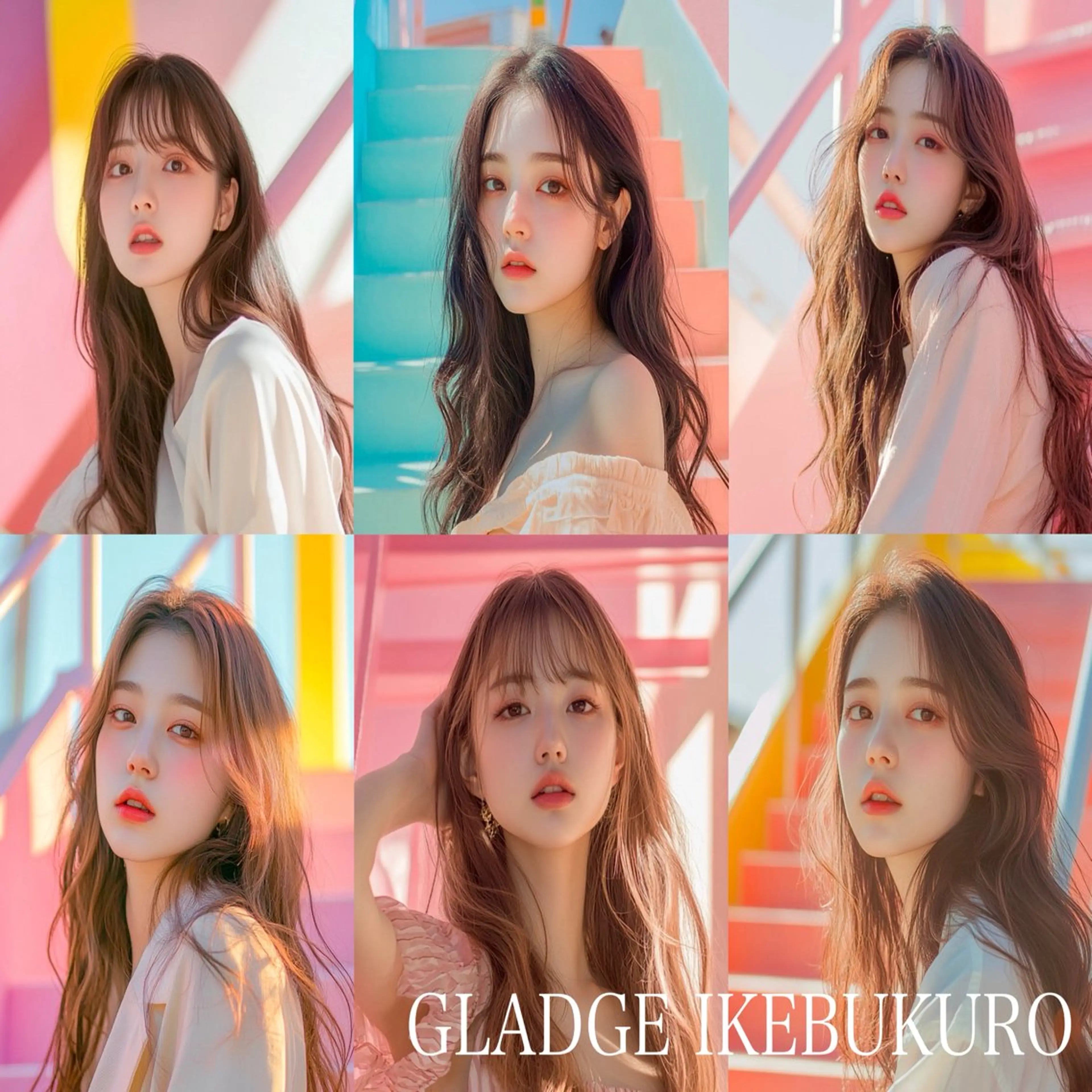 ロング 池袋/ダブルカラー GLADGE🩵のヘアスタイル
