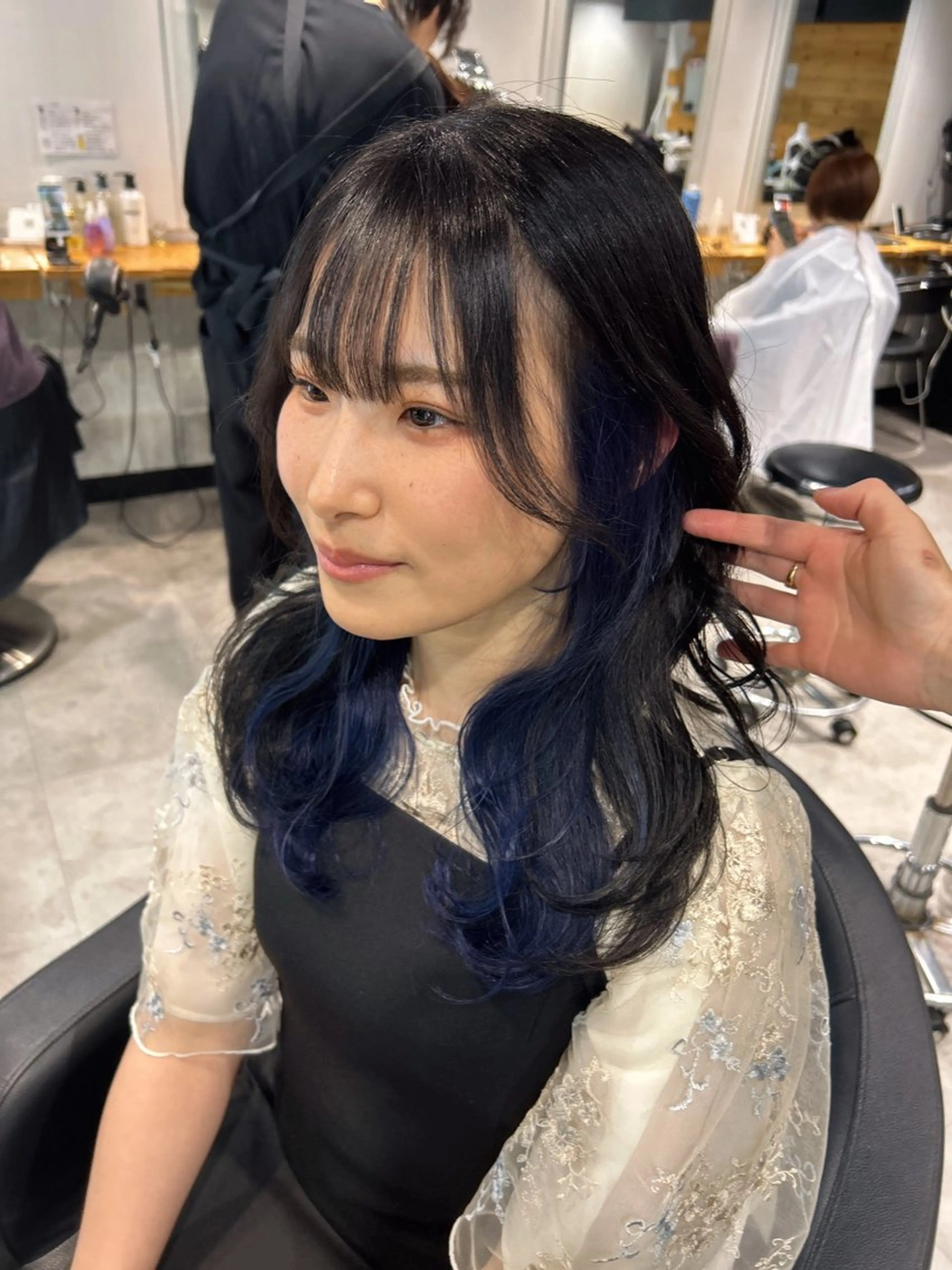 ロング カット ヘアカラー トリートメント ヘッドスパ 韓国Style♡ Nanami🇰🇷のヘアスタイル