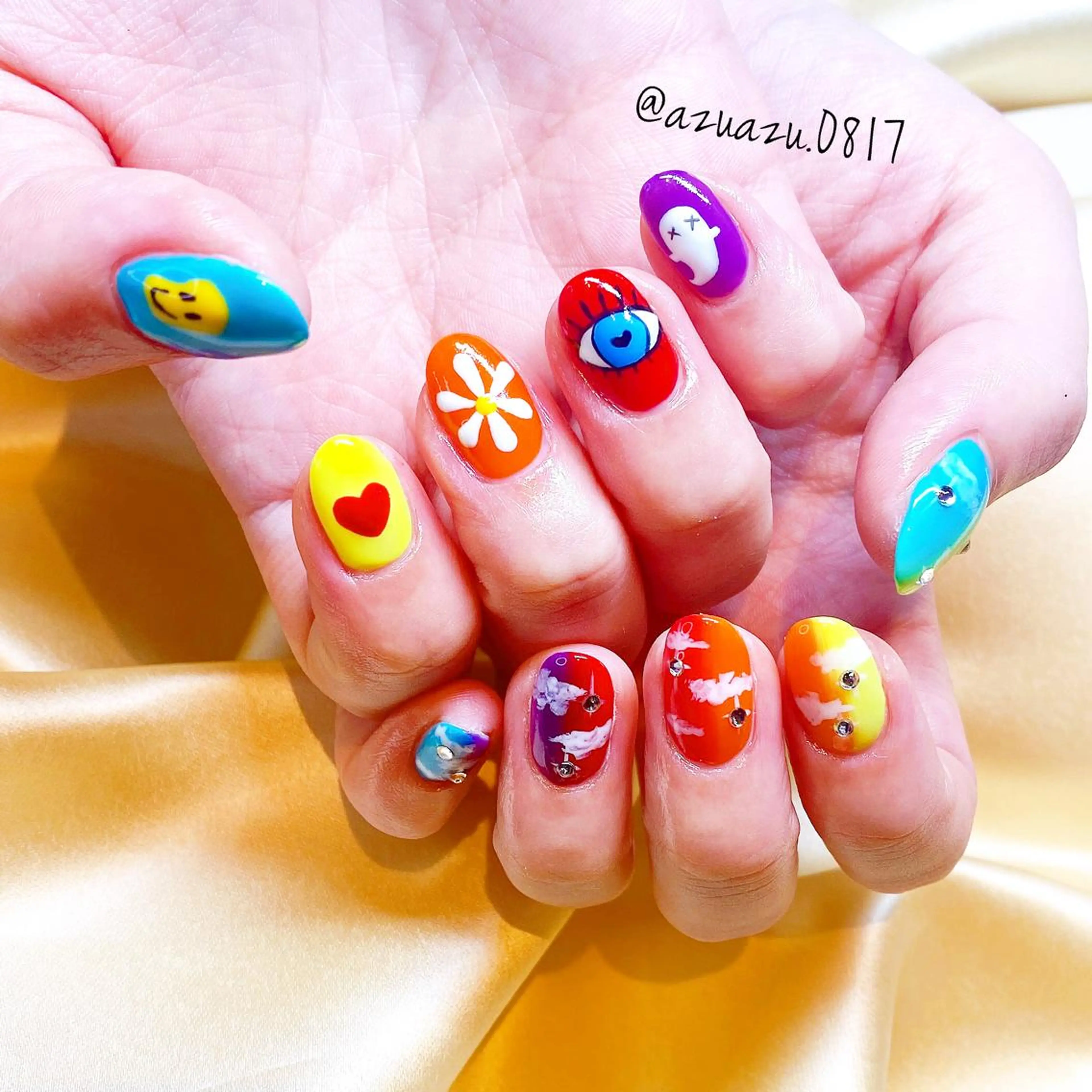 ネイル hair&nail ROOTS所属・ヘアメイク&ネイル ♥️Azuのネイルデザイン