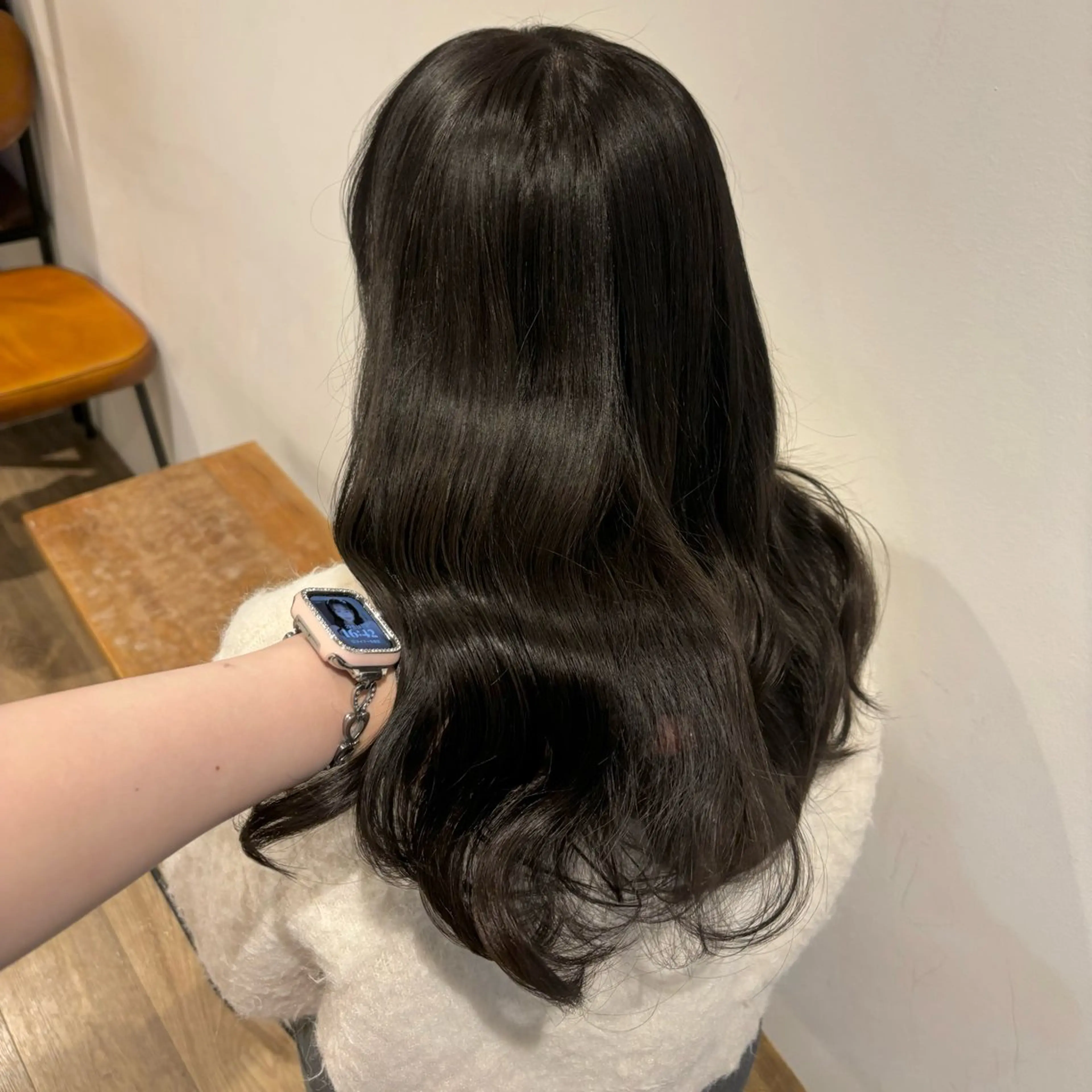ロング カット ヘアカラー トリートメント ヘッドスパ miku୨୧˖* 透明感モテカラーのヘアスタイル