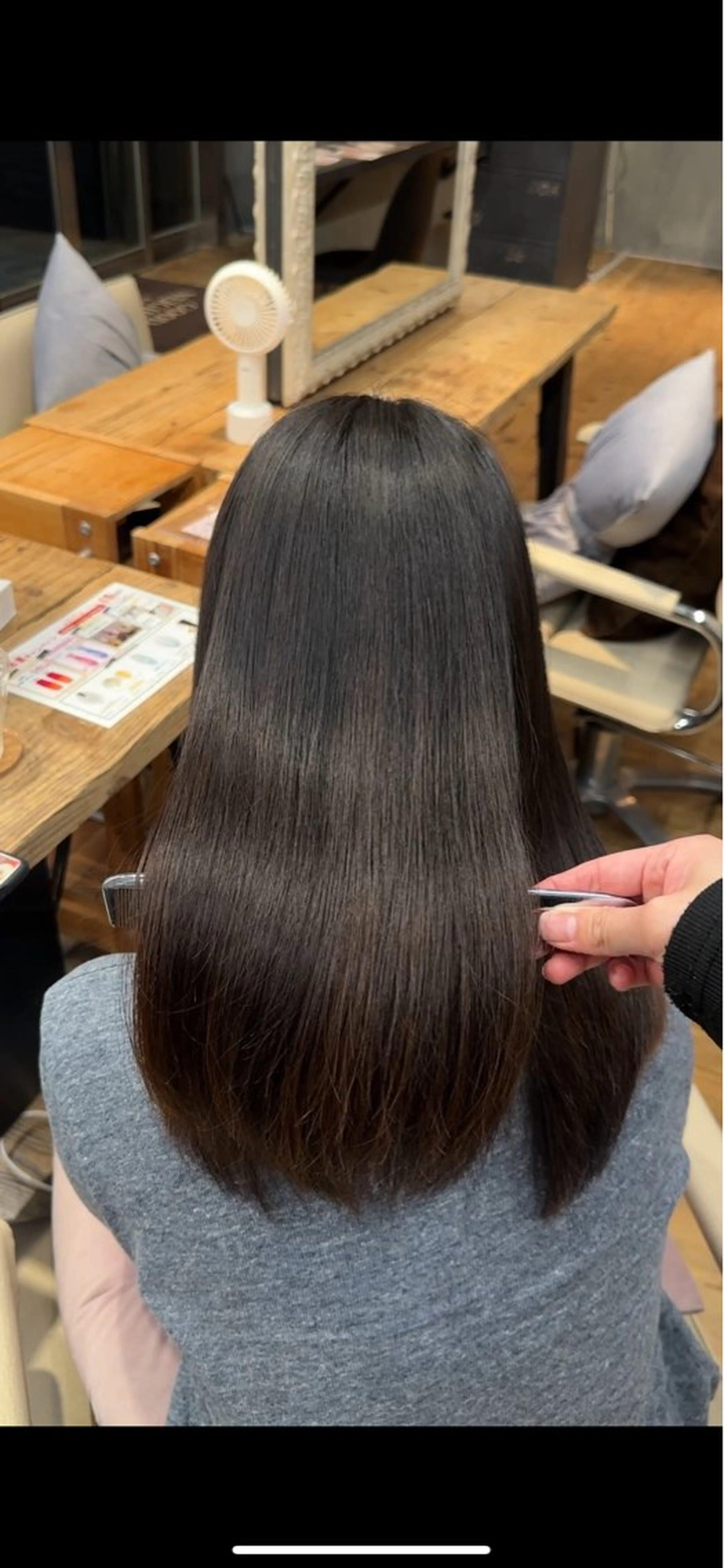 セミロング カット 縮毛矯正 トリートメント 髪質改善/レイヤー/ 艶髪🎀ayaneのヘアスタイル
