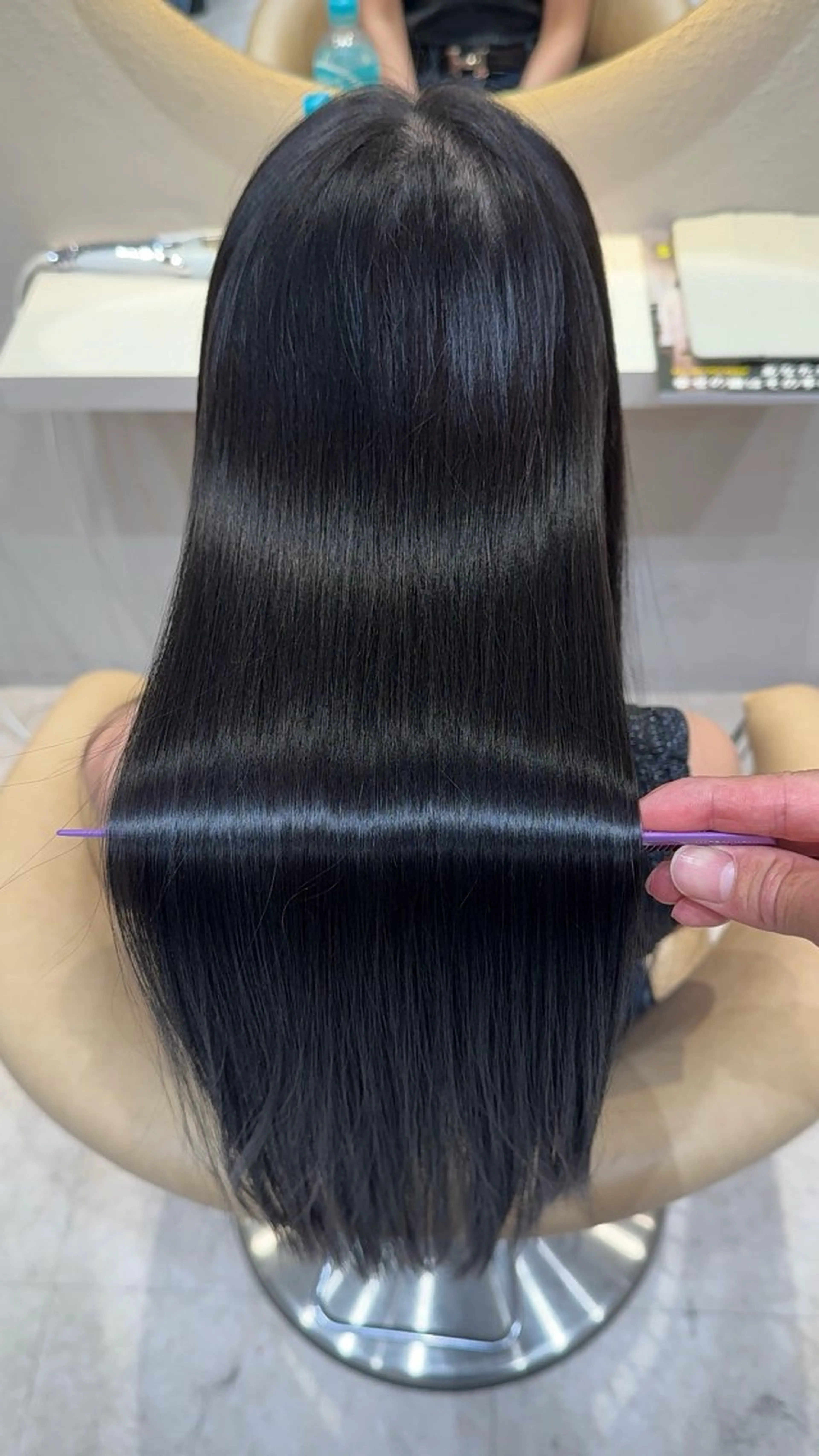 ロング カラー カット ヘアカラー 縮毛矯正 レイヤー✨縮毛矯正 川村利幸のヘアスタイル