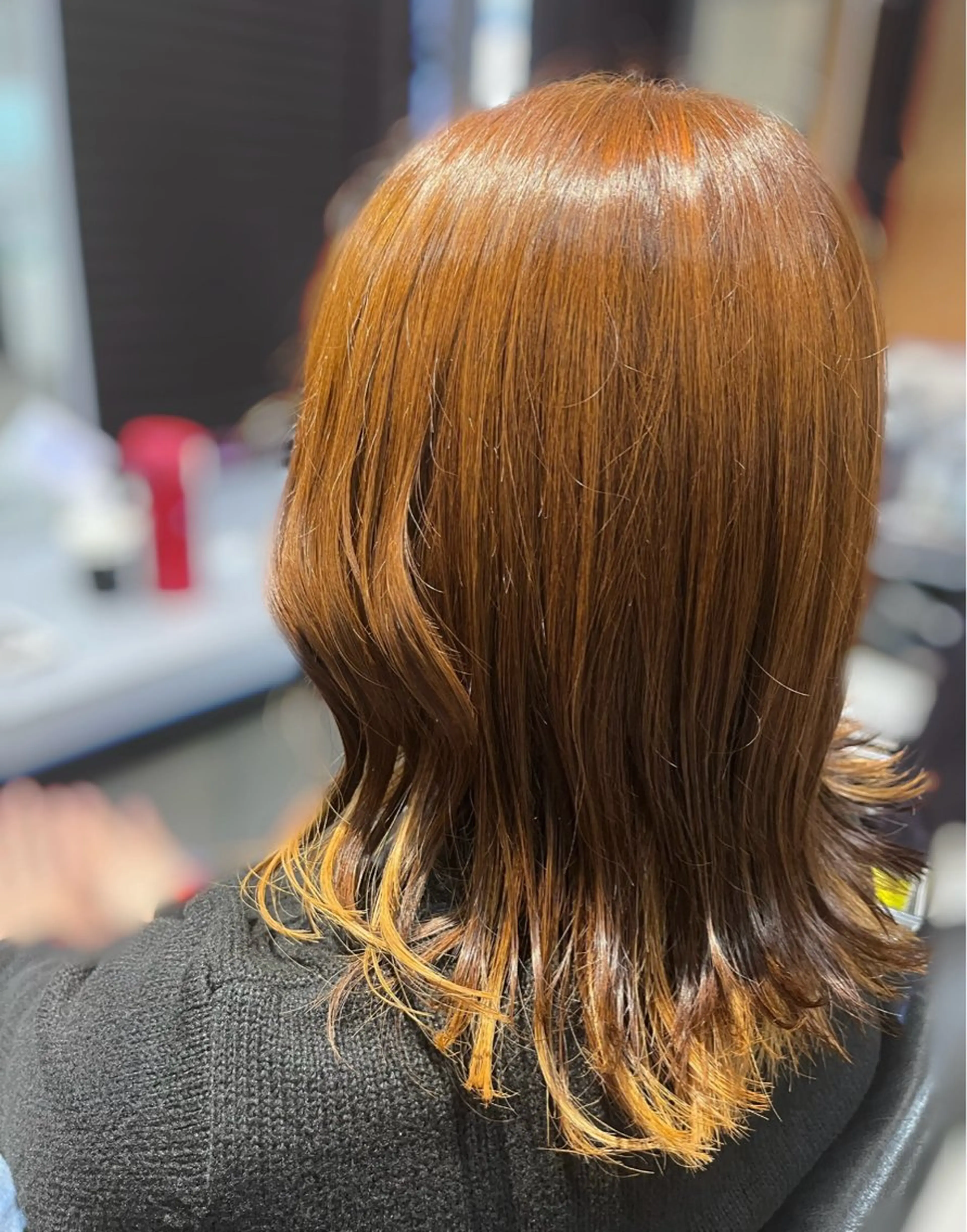 ミディアム 外ハネヘア オオバ｜ 理想寄せのヘアスタイル