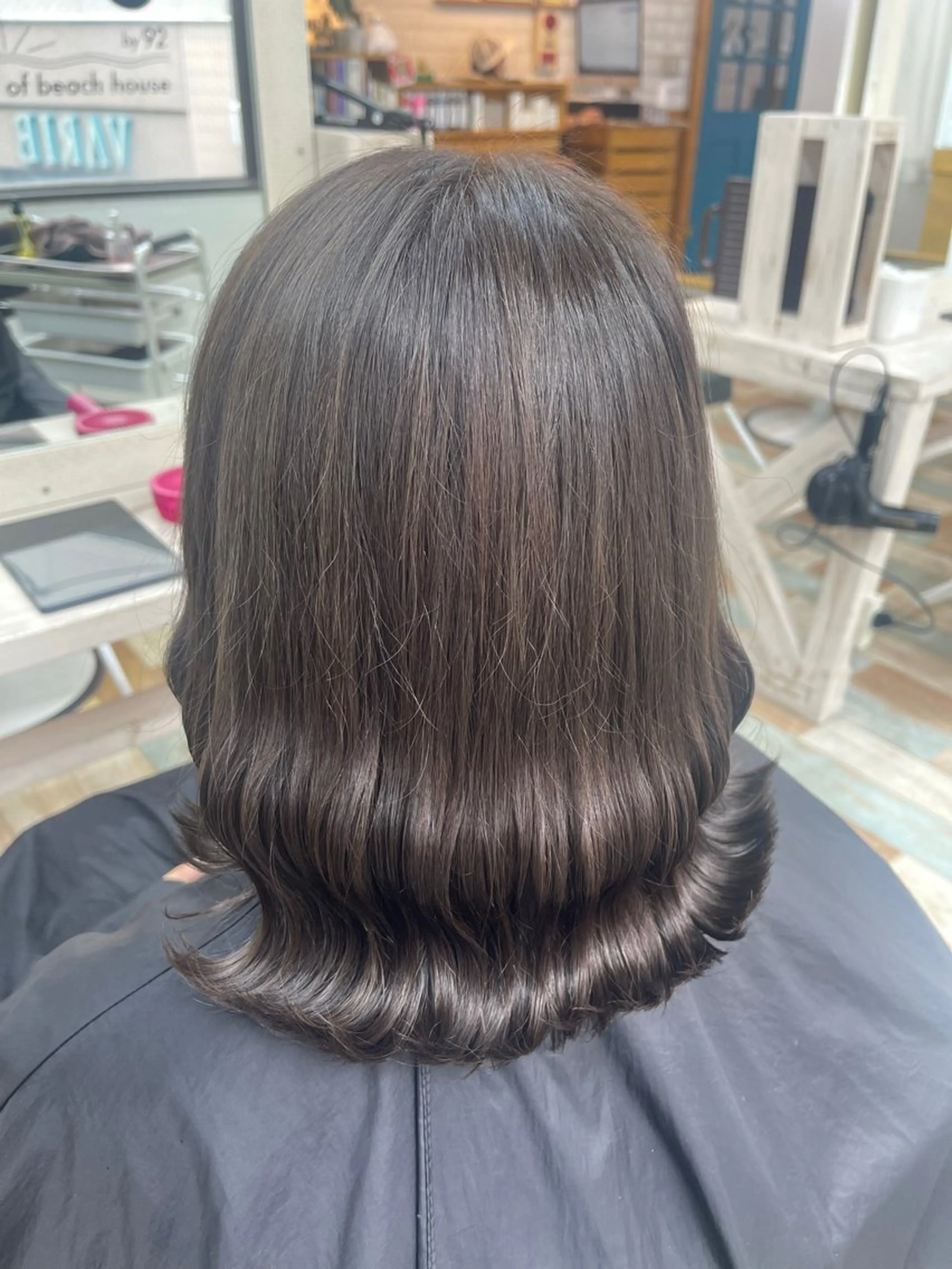 ミディアム カラー アッシュ ヘアセット/カラー 🩰nanaのヘアスタイル