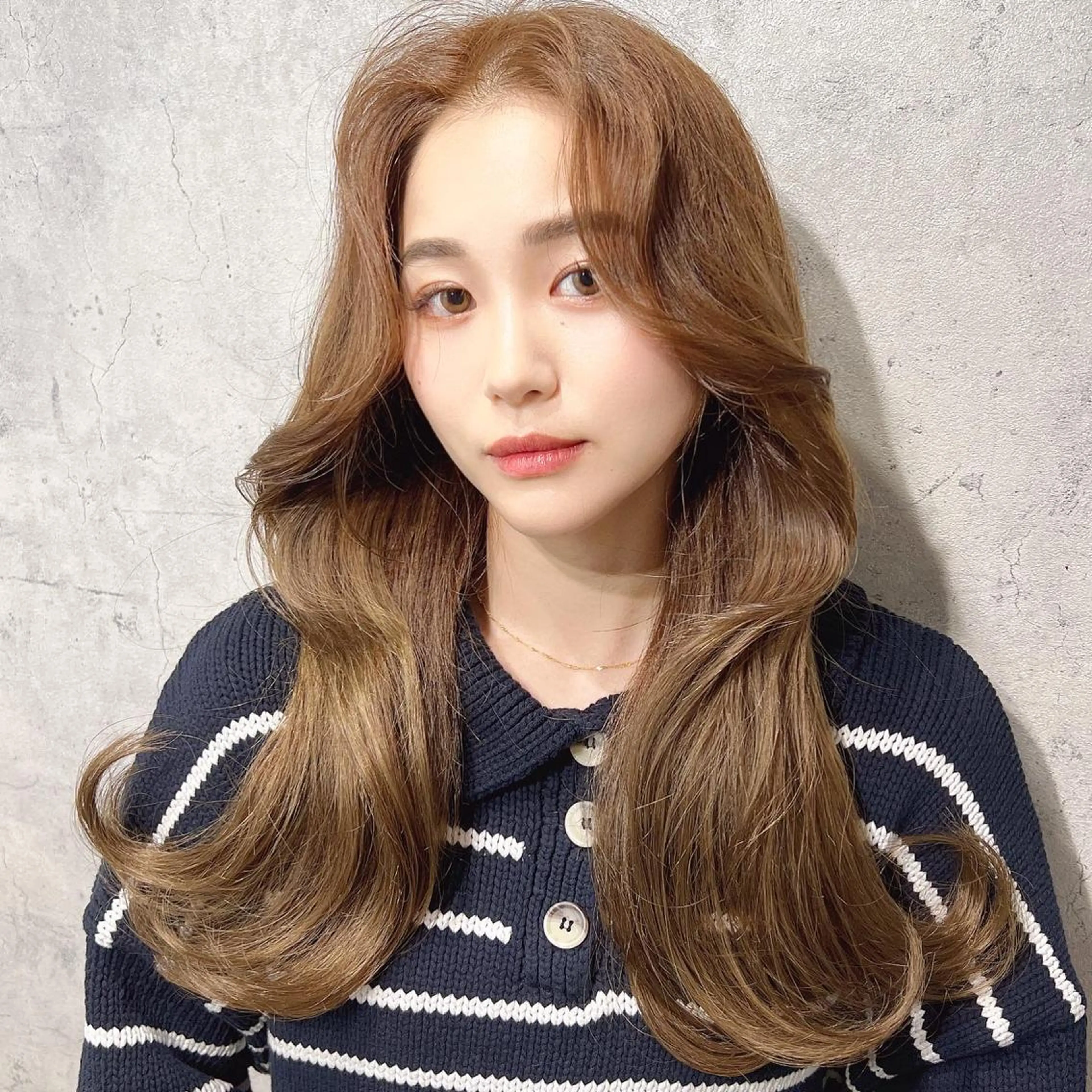 ロング カラー 【韓国くびれ】ヘア 💕田中将吾のヘアスタイル