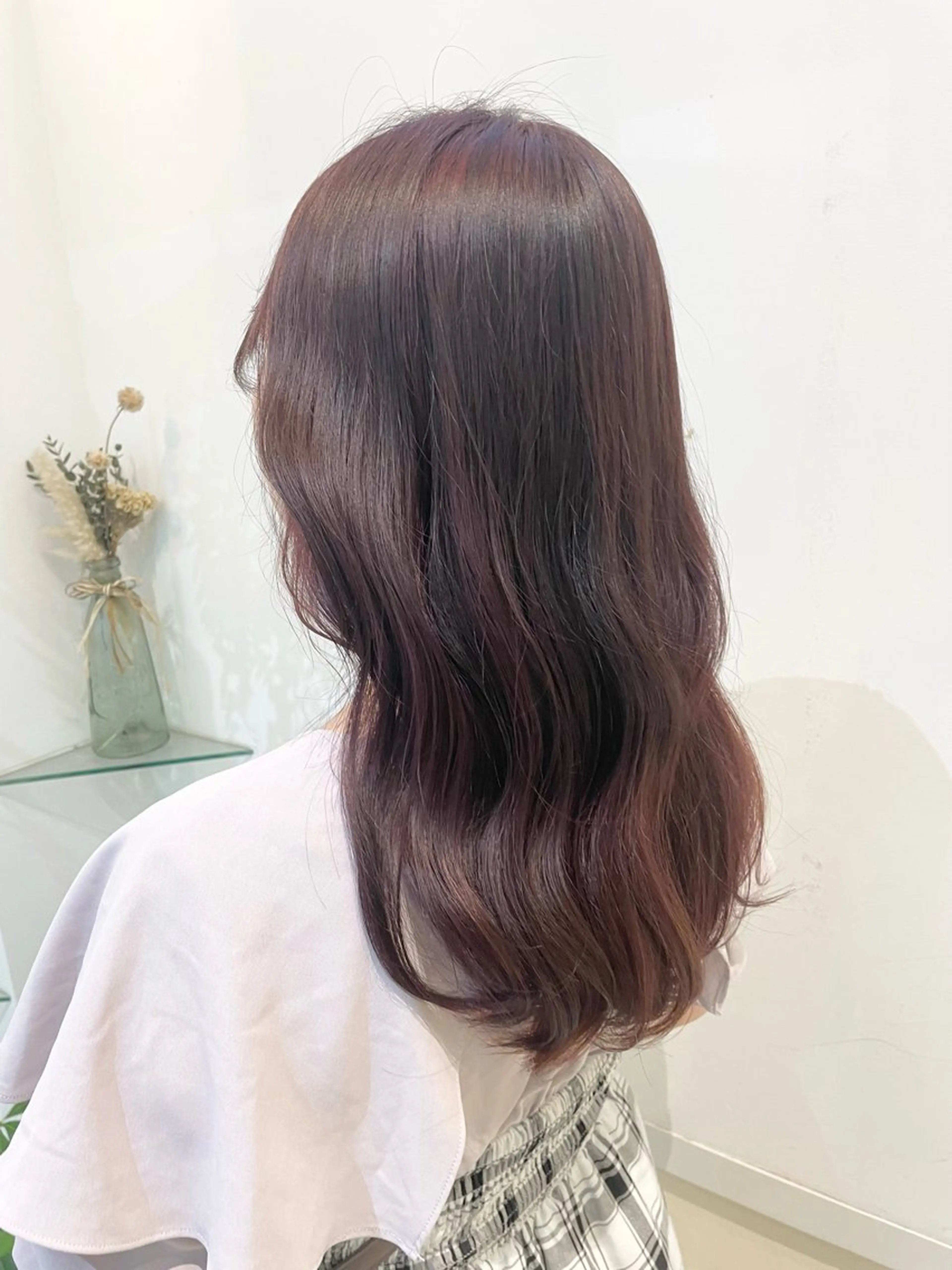 ロング カラー カット ヘアカラー トリートメント 髪質改善カラー🤍 エクステ✨君島由実子のヘアスタイル