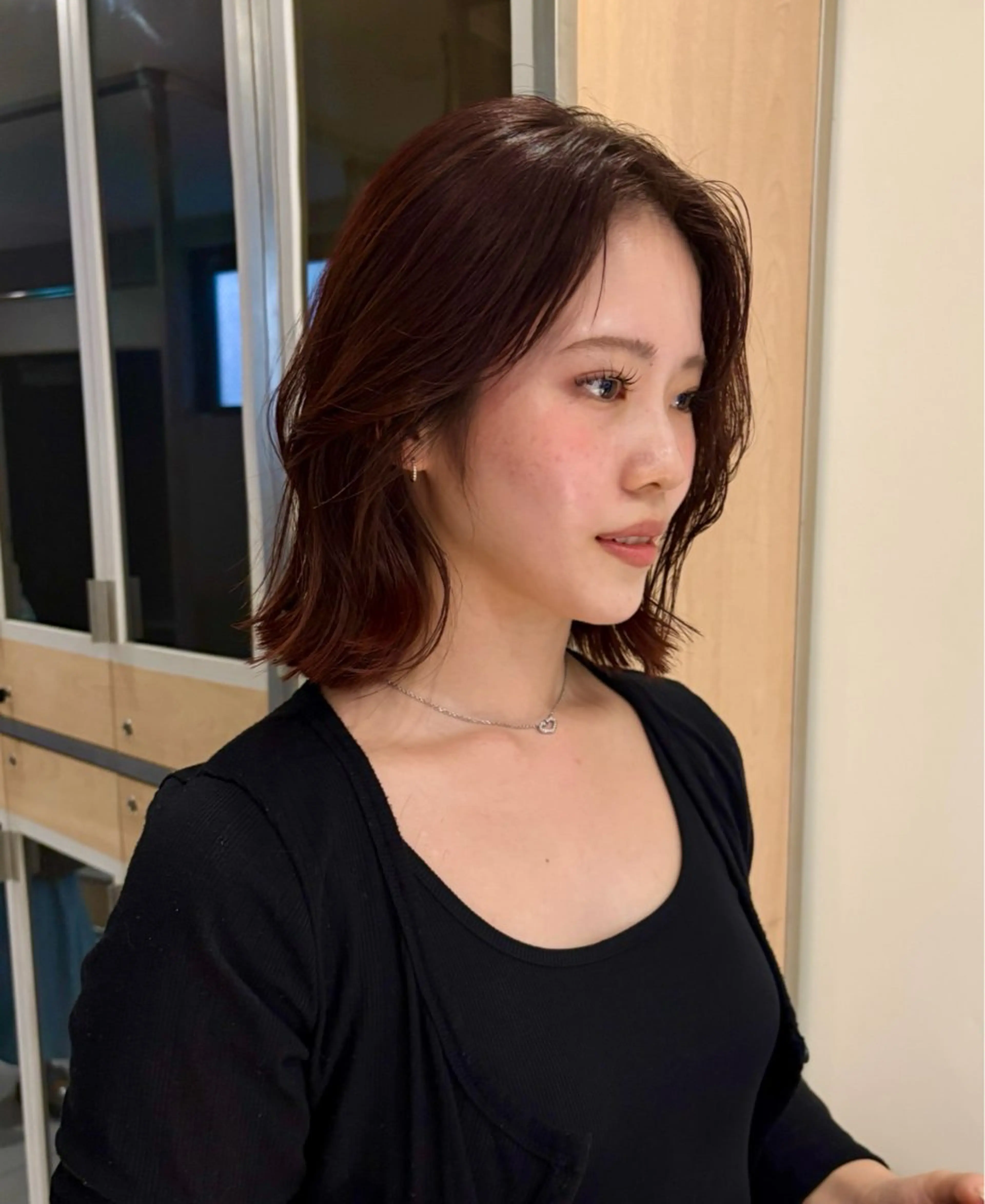 ショート ヘアカラー トリートメント ヘッドスパ ヘアセット 艶髪/ダークトーン 🩶丸山日向のヘアスタイル