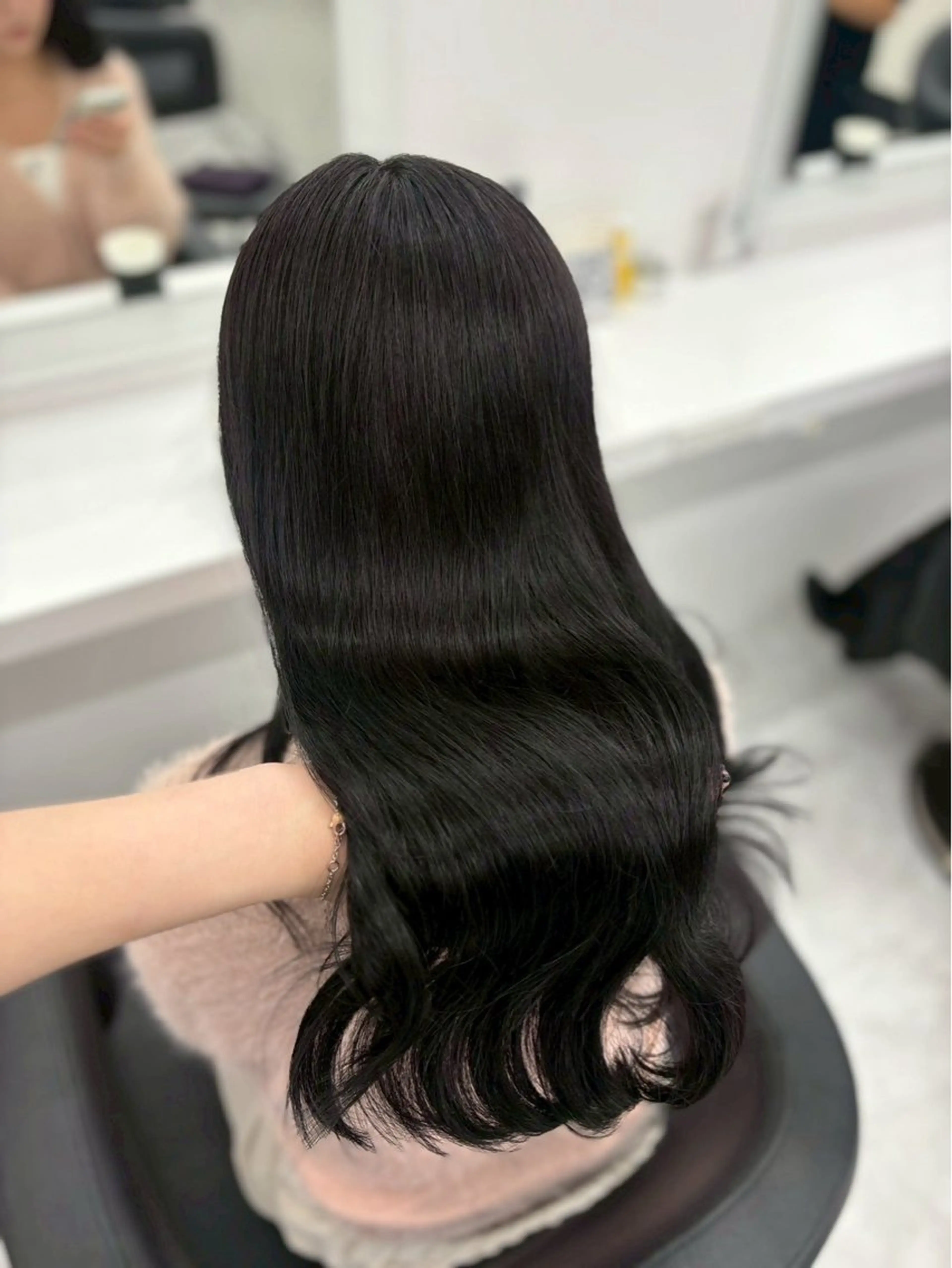 ロング カラー ヘアアレンジ カット ヘアカラー 🫧艶カラー🫧 /白髪染め/横浜のヘアスタイル