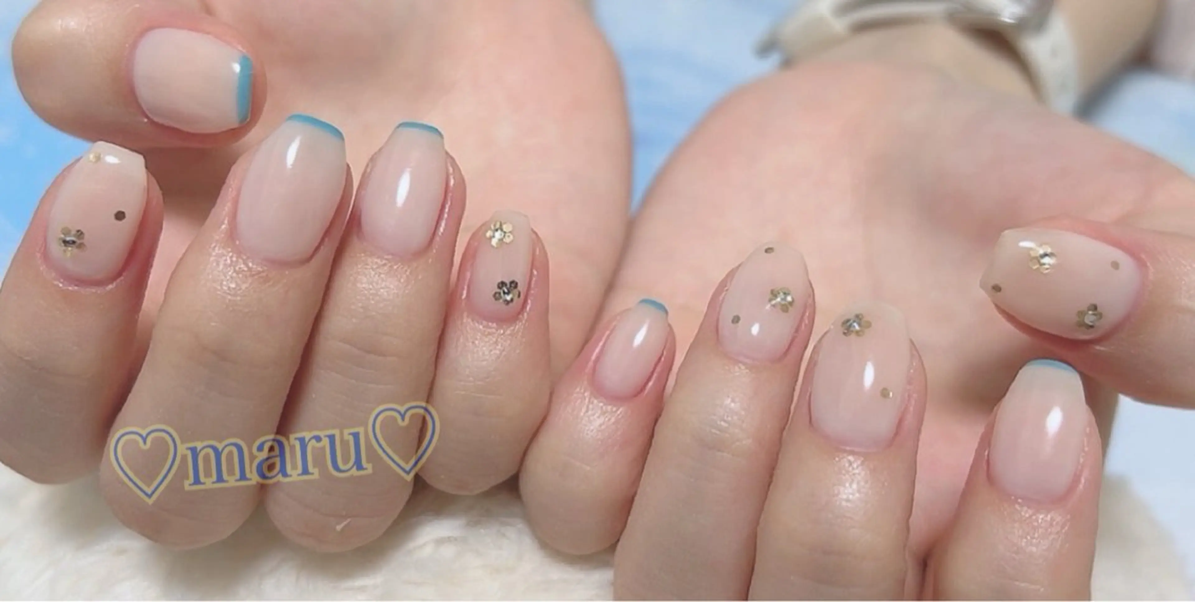 ネイル ハンドネイル フットネイル まるみ♡8/25- 31お休み🙇‍♀️のネイルデザイン