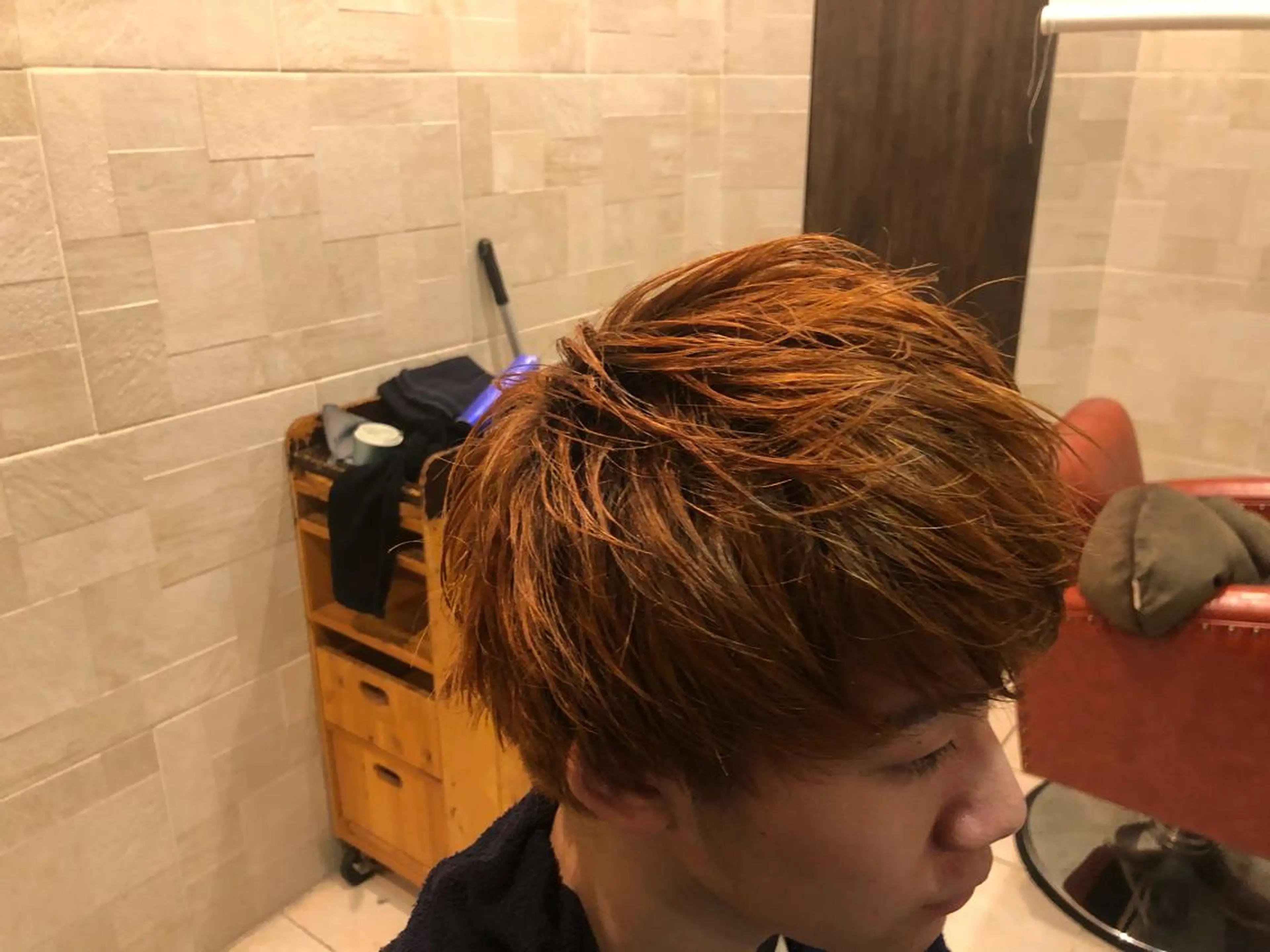 ミディアム カラー メンズ カット 💈大人の渋髪💈 店長　大橋侑弥のヘアスタイル