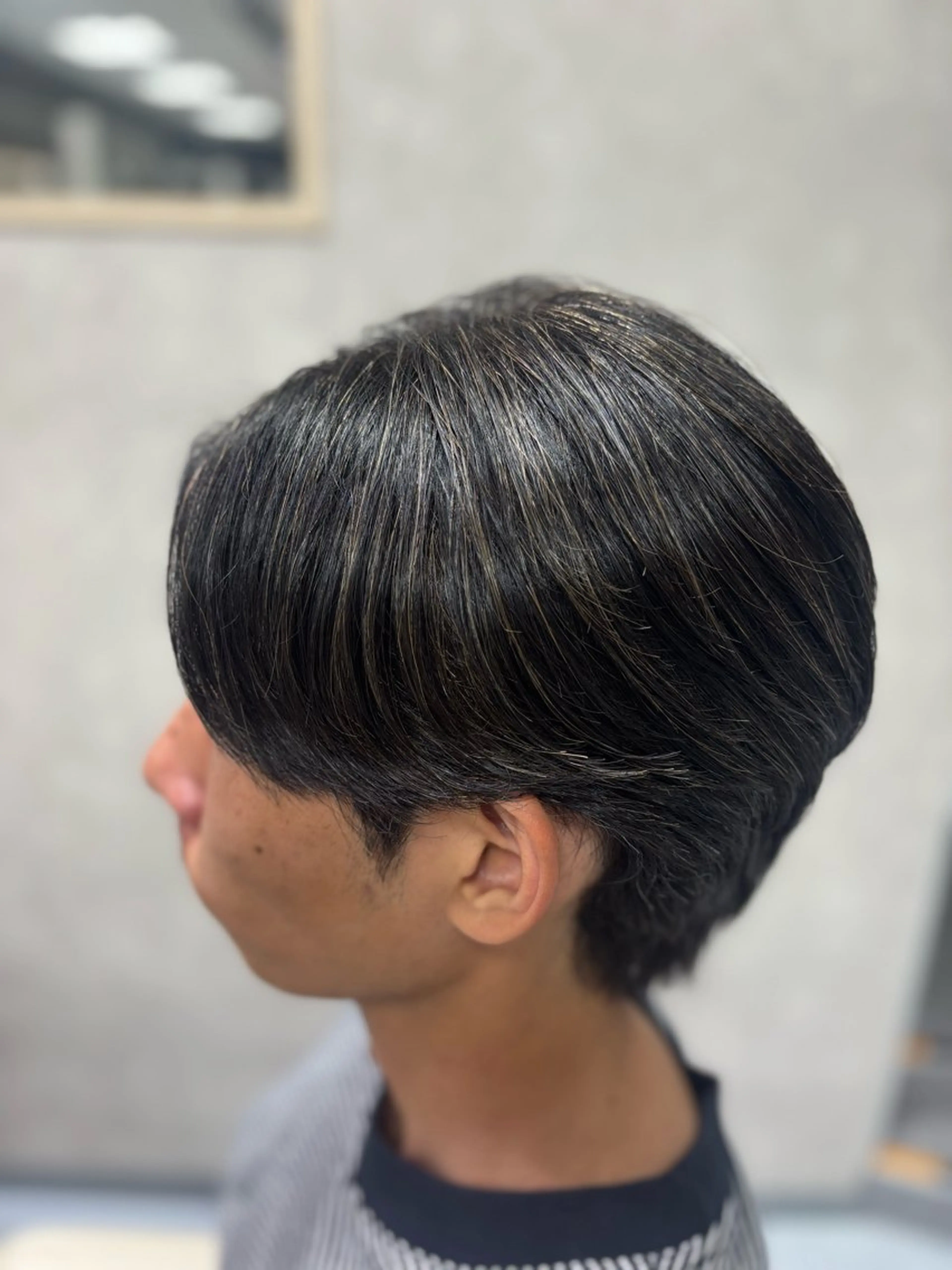 ショート パーマ メンズ 縮毛矯正 トリートメント メンズ特化韓国風 パーマスタイル/りんのヘアスタイル