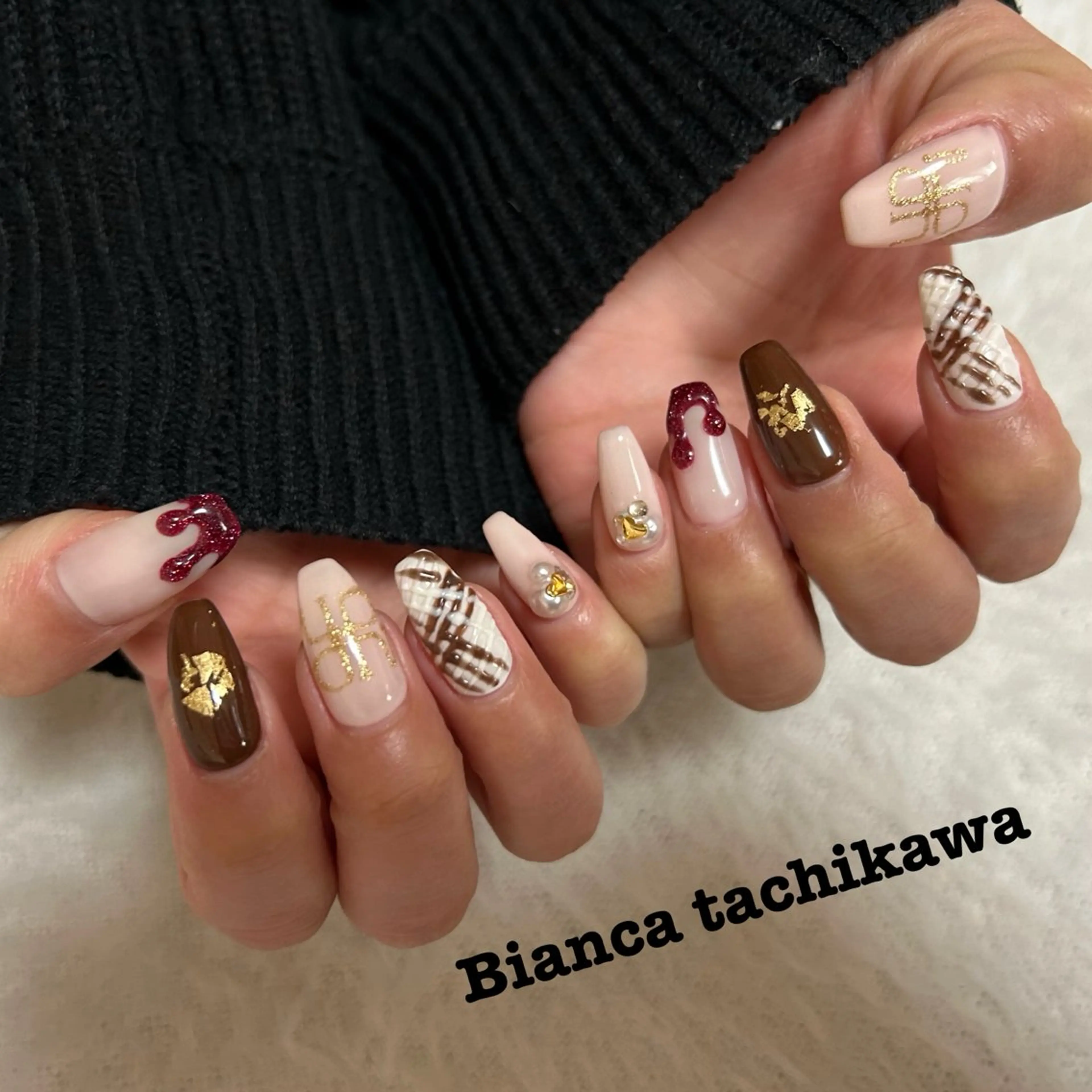 ネイル Bianca 立川店 小川のネイルデザイン