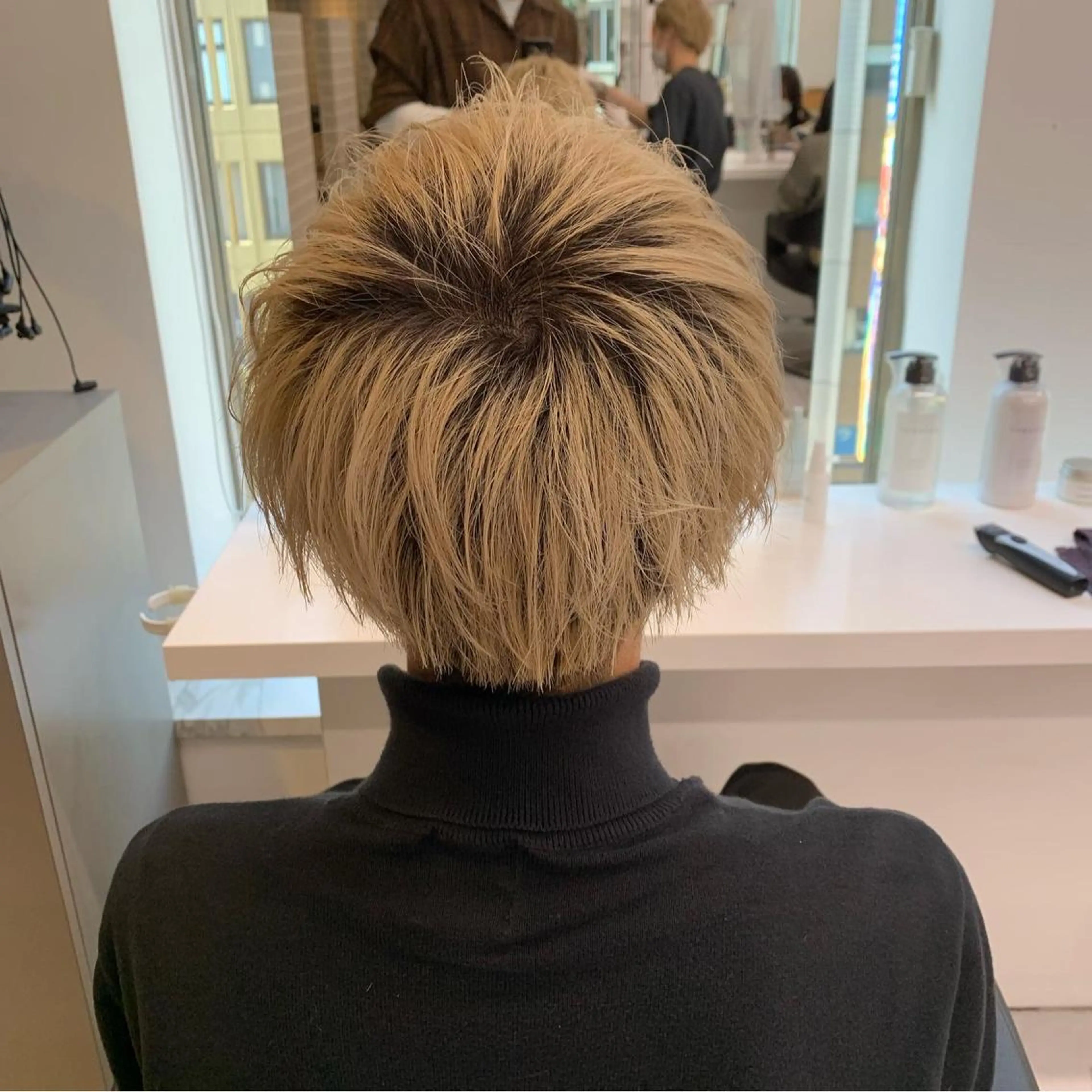 ショート カラー パーマ メンズ トレンド/レイヤー うる艶🪞CANDYのヘアスタイル