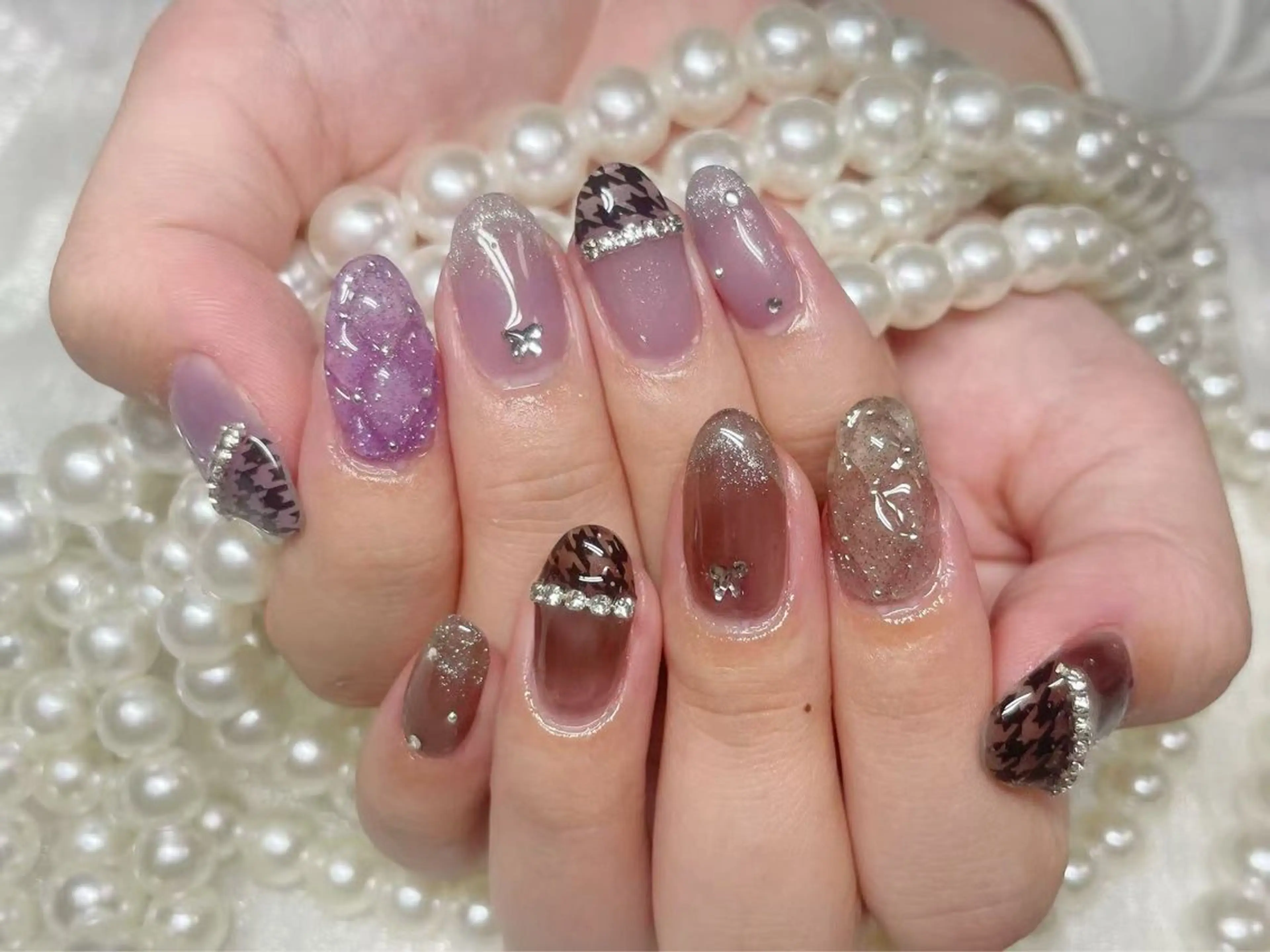 ネイル クリアネイル 成人式 フラッシュネイル フットネイル フレンチネイル ハンドネイル 💫KASUMI 💅のネイルデザイン
