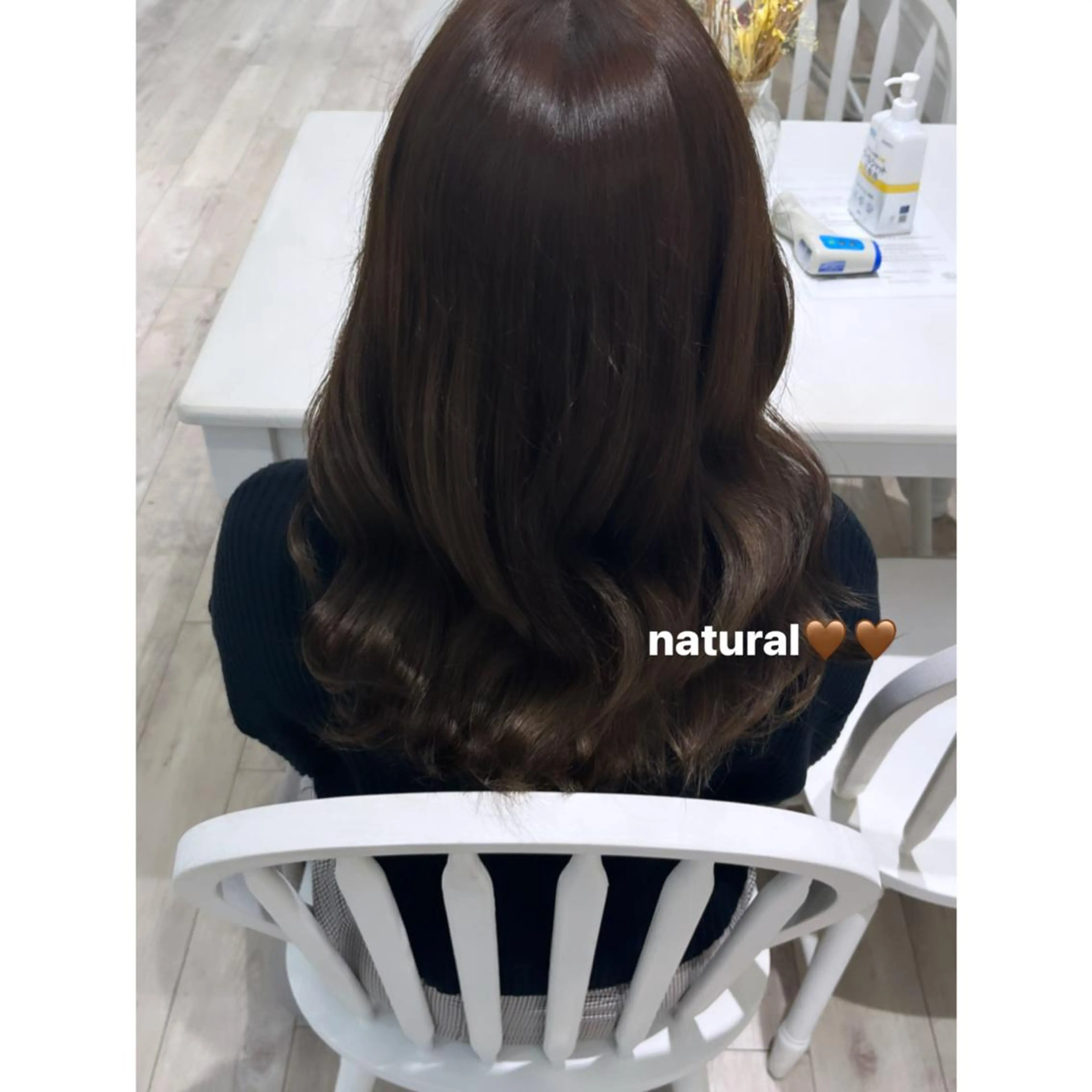 ロング カラー ブラウンカラー miku୨୧˖* 透明感モテカラーのヘアスタイル