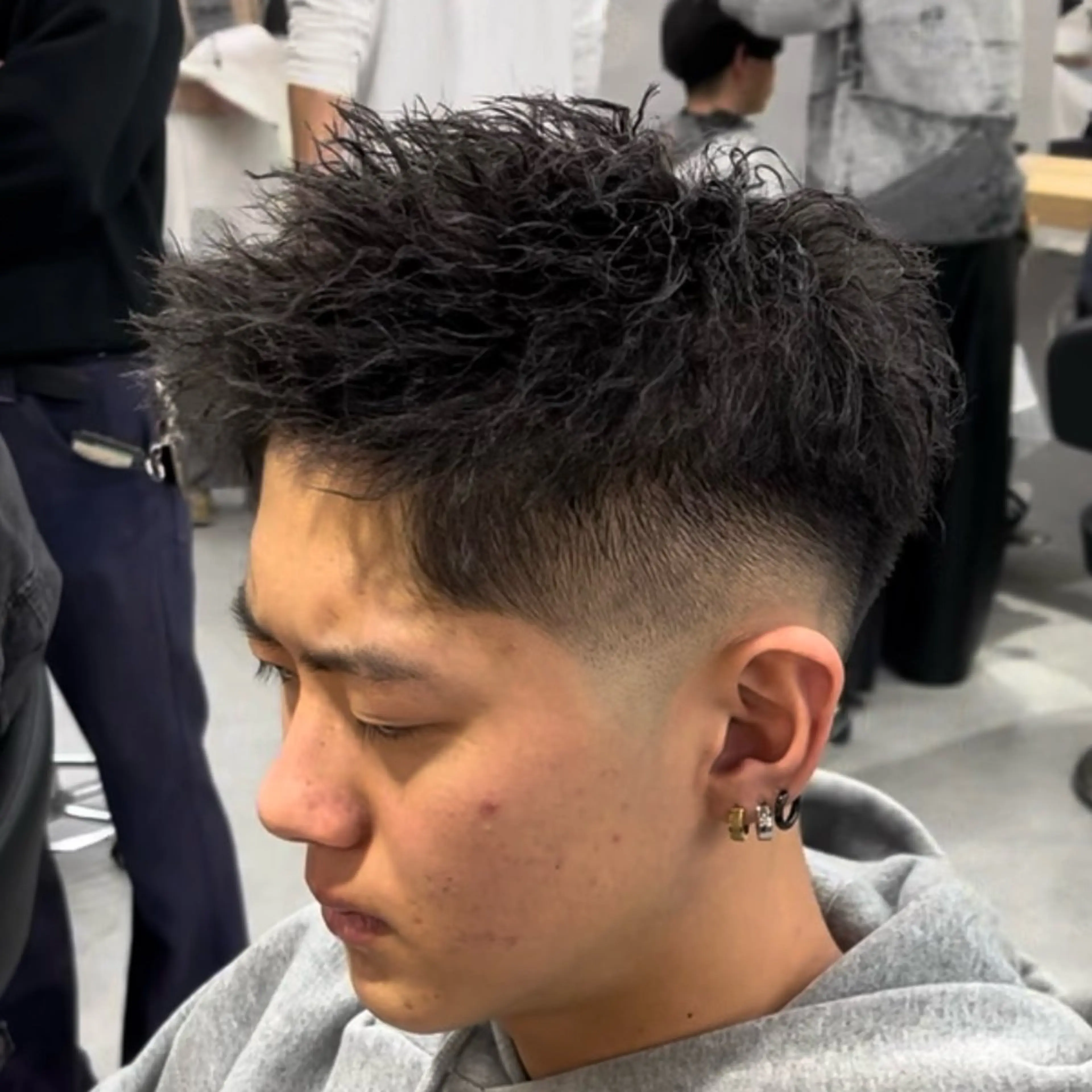パーマ メンズ 🔥メンズカット＋パ ーマ🔥菊池一真のヘアスタイル