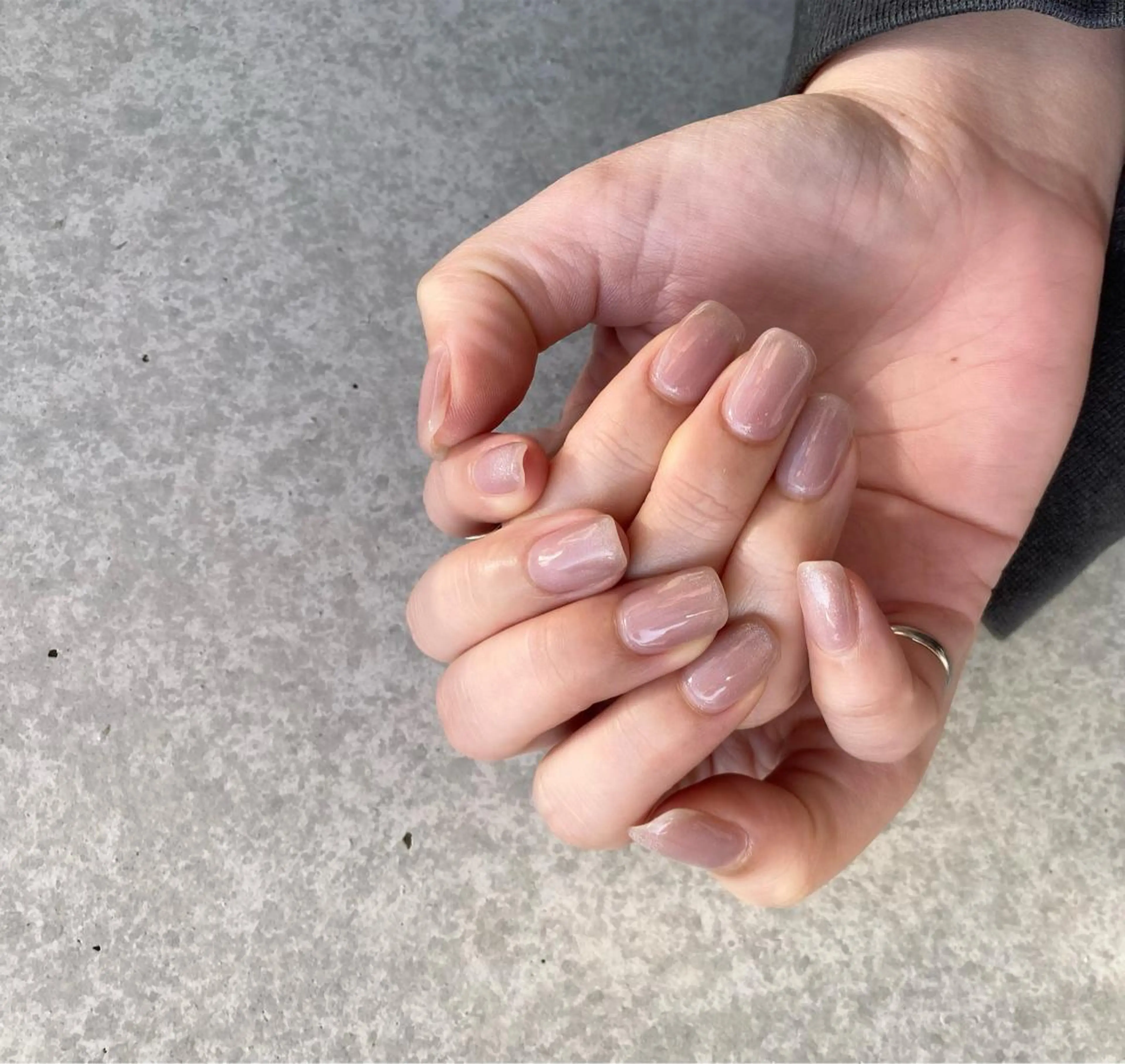 ネイル クリアネイル ジェルネイル マグネットネイル ミラーネイル ワンカラーネイル ハンドネイル nail salon Soeurのネイルデザイン