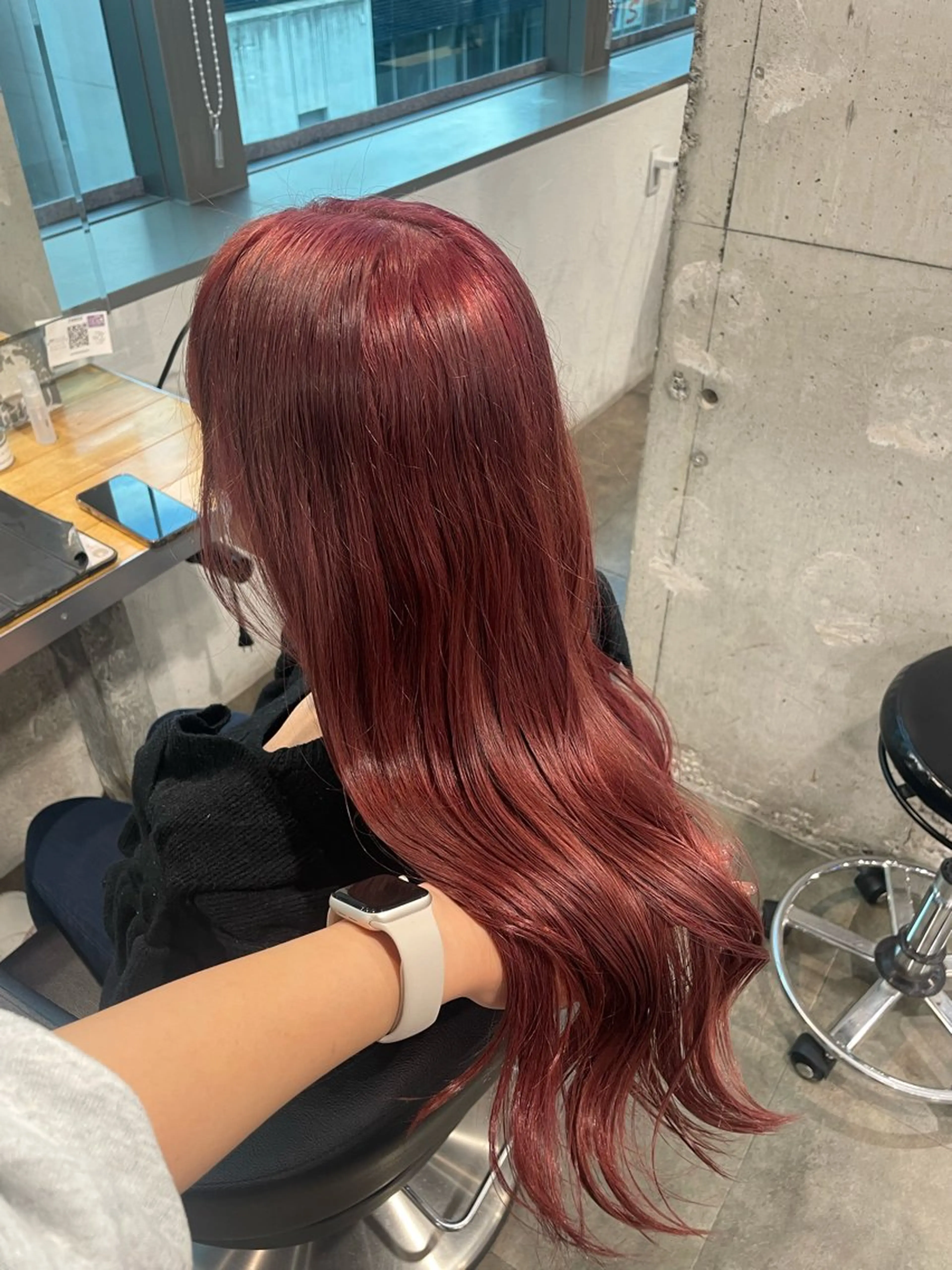 ロング ヘアカラー トリートメント ヘアセット ハイトーンブロンド 横浜💞ミオのヘアスタイル