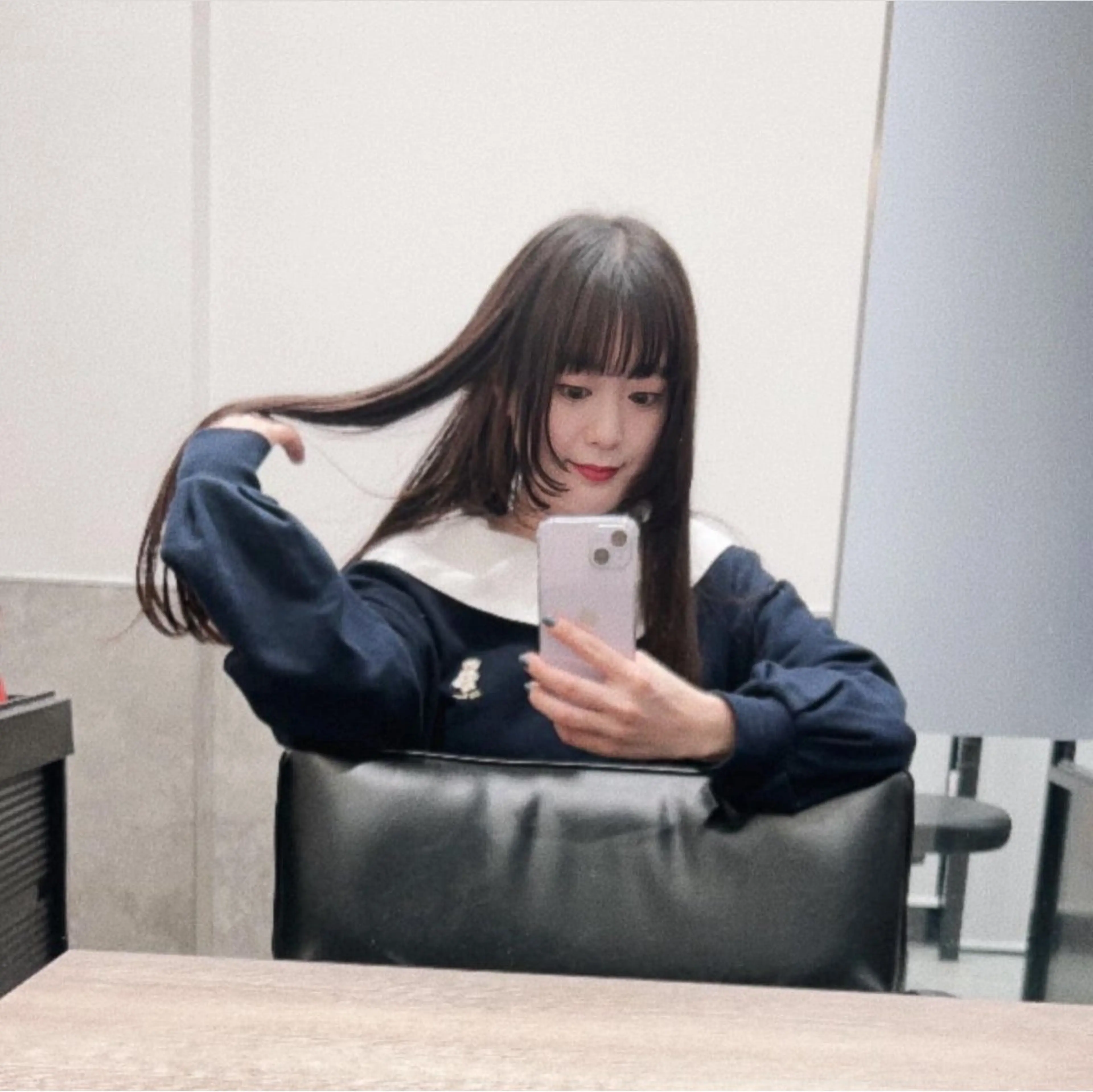 セミロング カラー パーマ ヘアアレンジ キッズ セミロングパーマ GOTODAY SHAiRE SALON (原宿本店)所属・sakurai kana 🎀のヘアスタイル