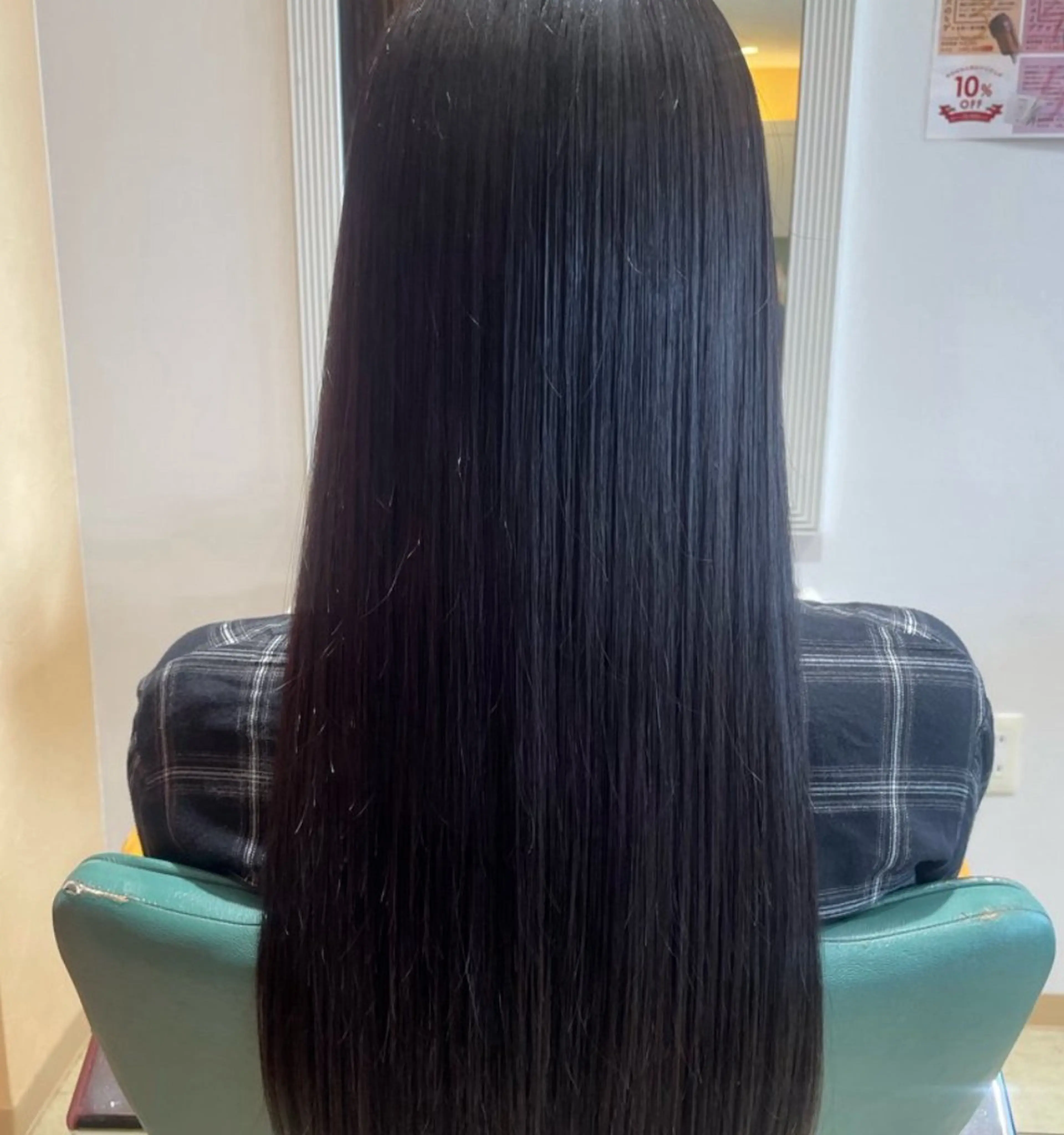 ロング カラー 髪質改善 ロング トリートメント カット ヘアカラー トリートメント 透明感カラー/ くびれヘア🌸ユウユのヘアスタイル