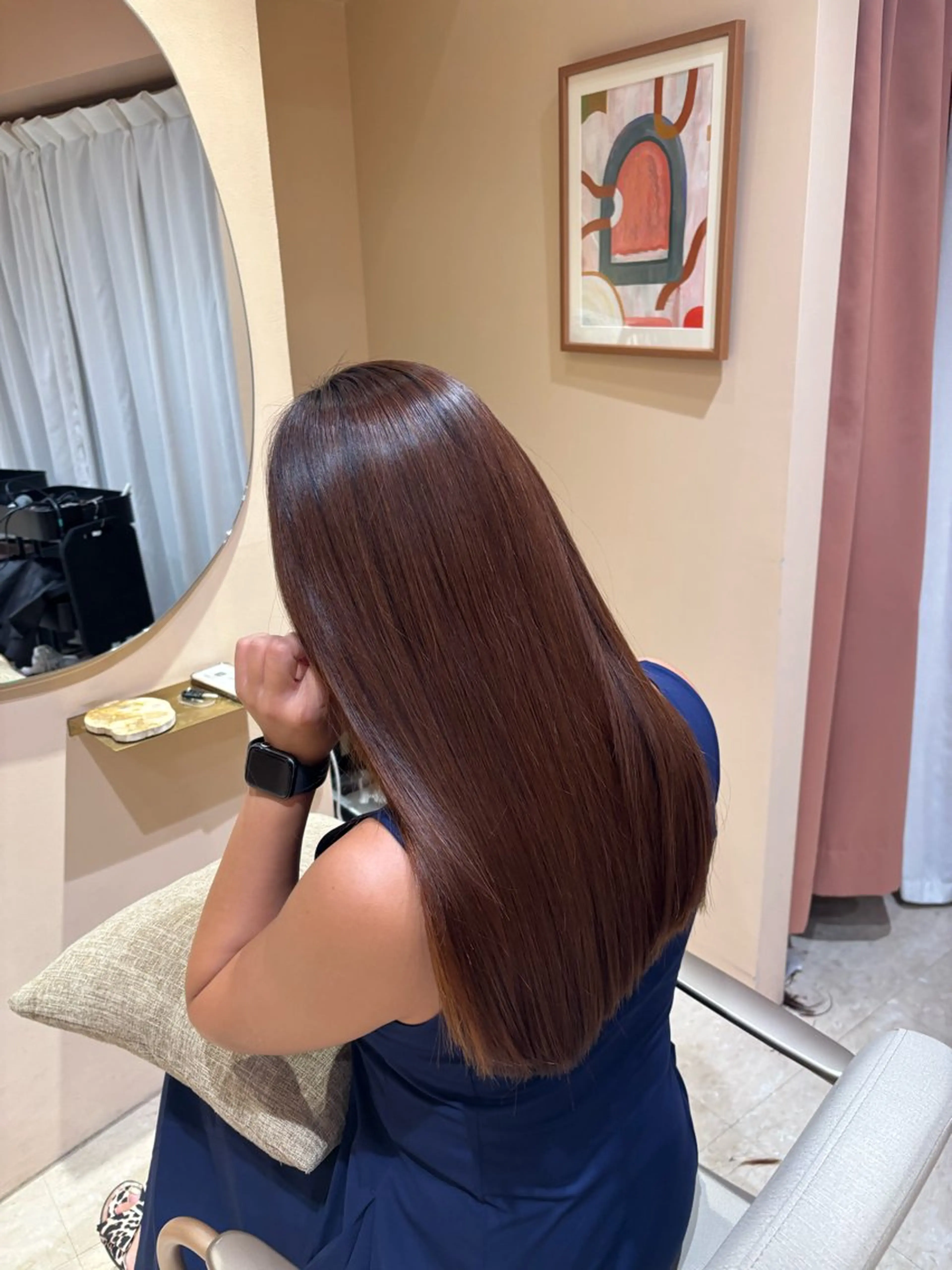 ロング カット emu所属・𝘬𝘢𝘳𝘪𝘯 /𝙚𝙢𝙪/赤坂のヘアスタイル