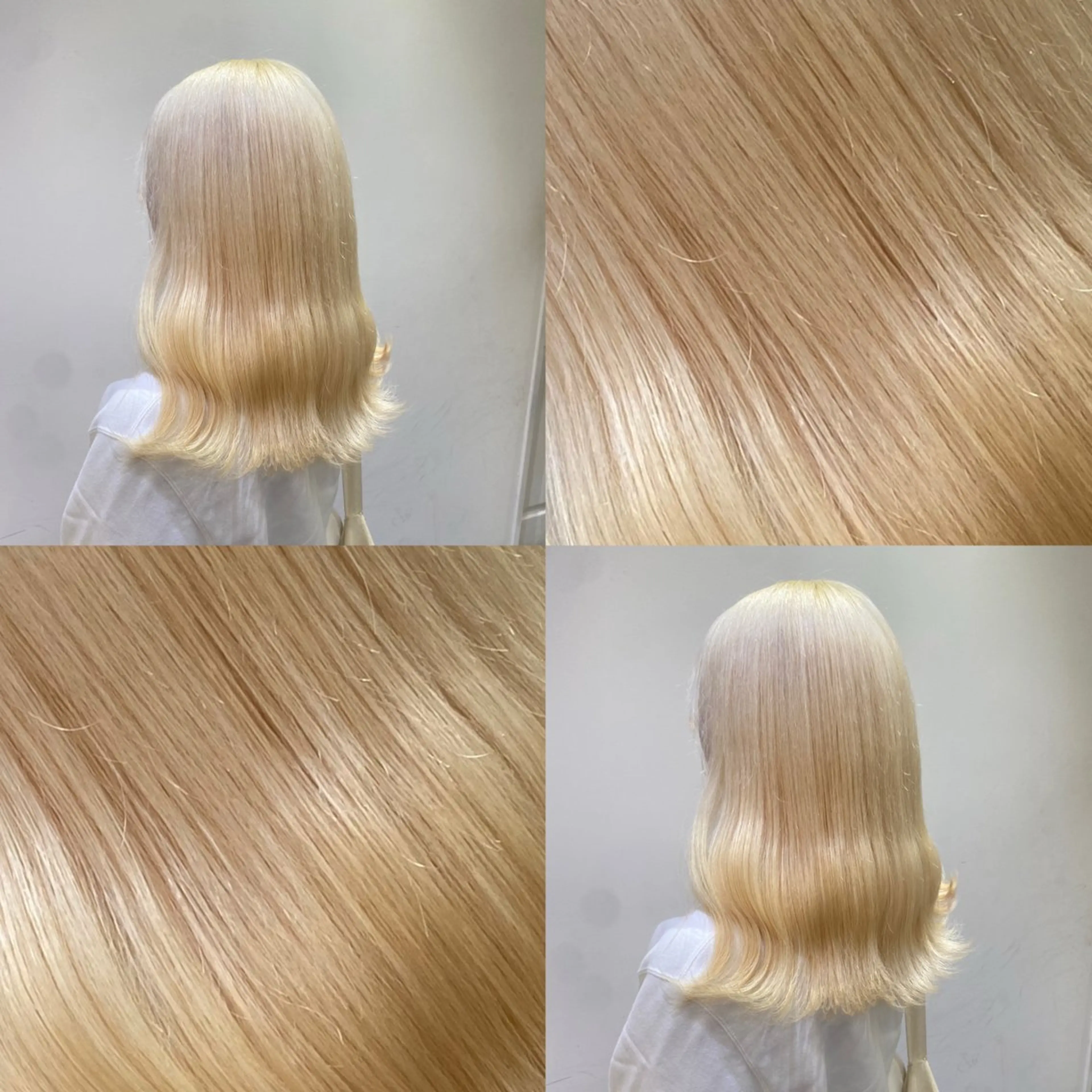 【透明感ある発色に】🌸ケアブリーチ1回➕カラー➕トリートメント🌸の写真
