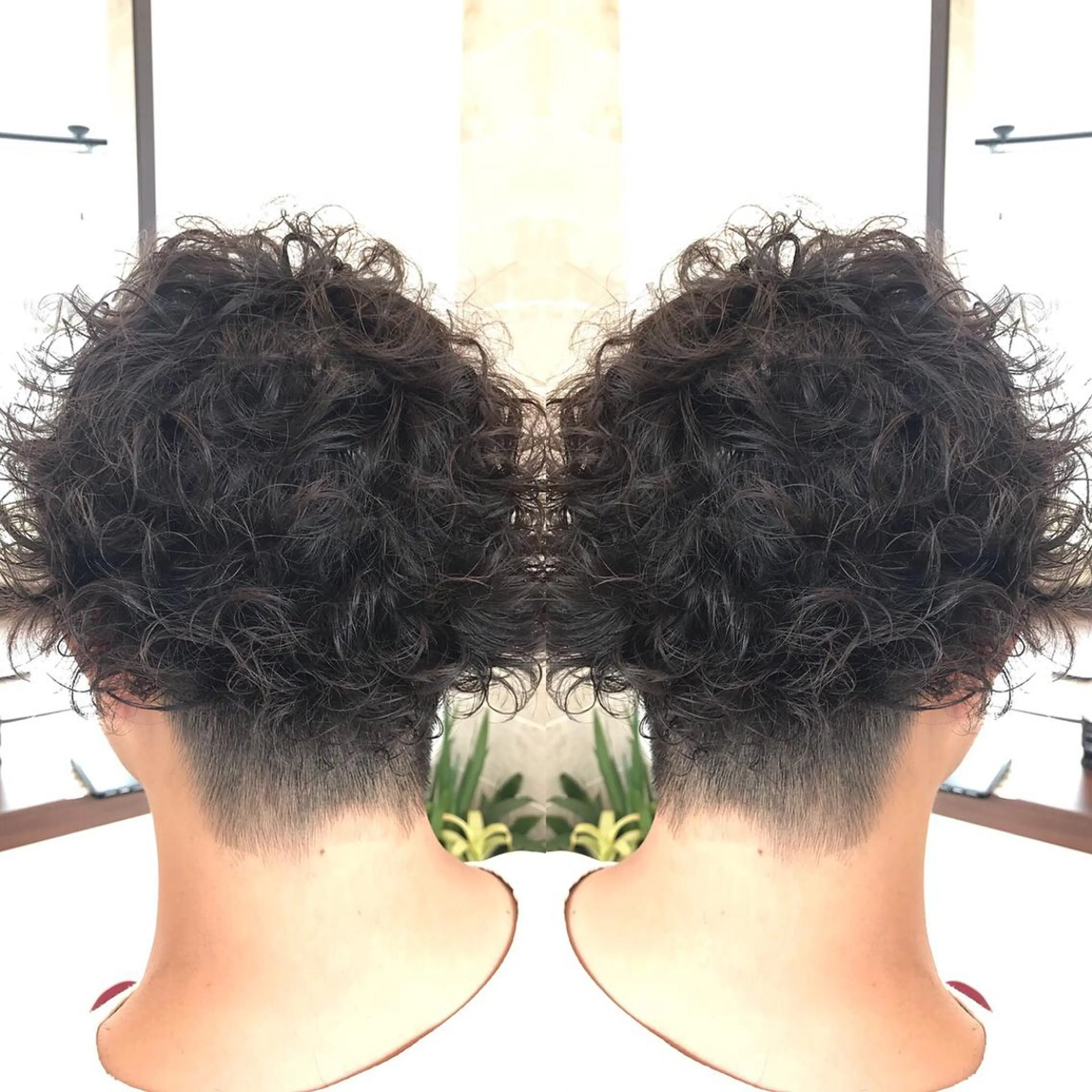 ショート パーマ メンズ カット パーマ 柿沼  洸太のヘアスタイル