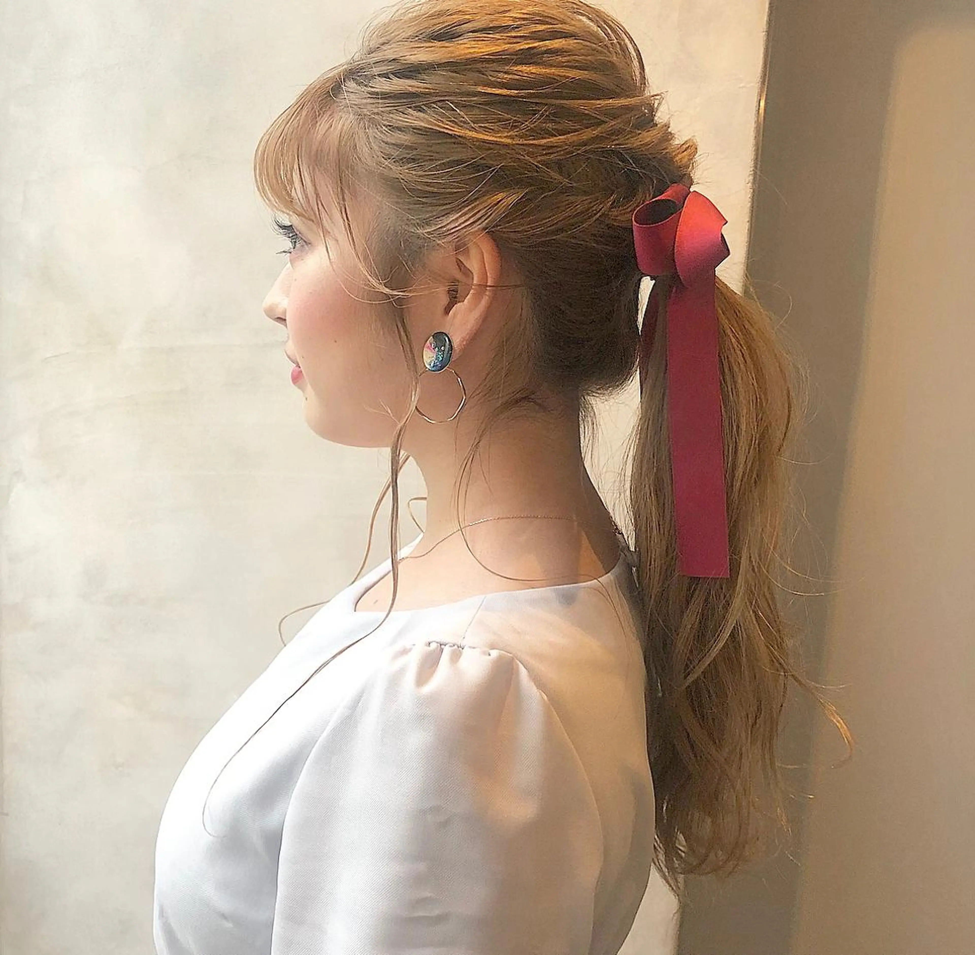 ヘアアレンジ 圧倒的透明感カラー nana🦕のヘアスタイル