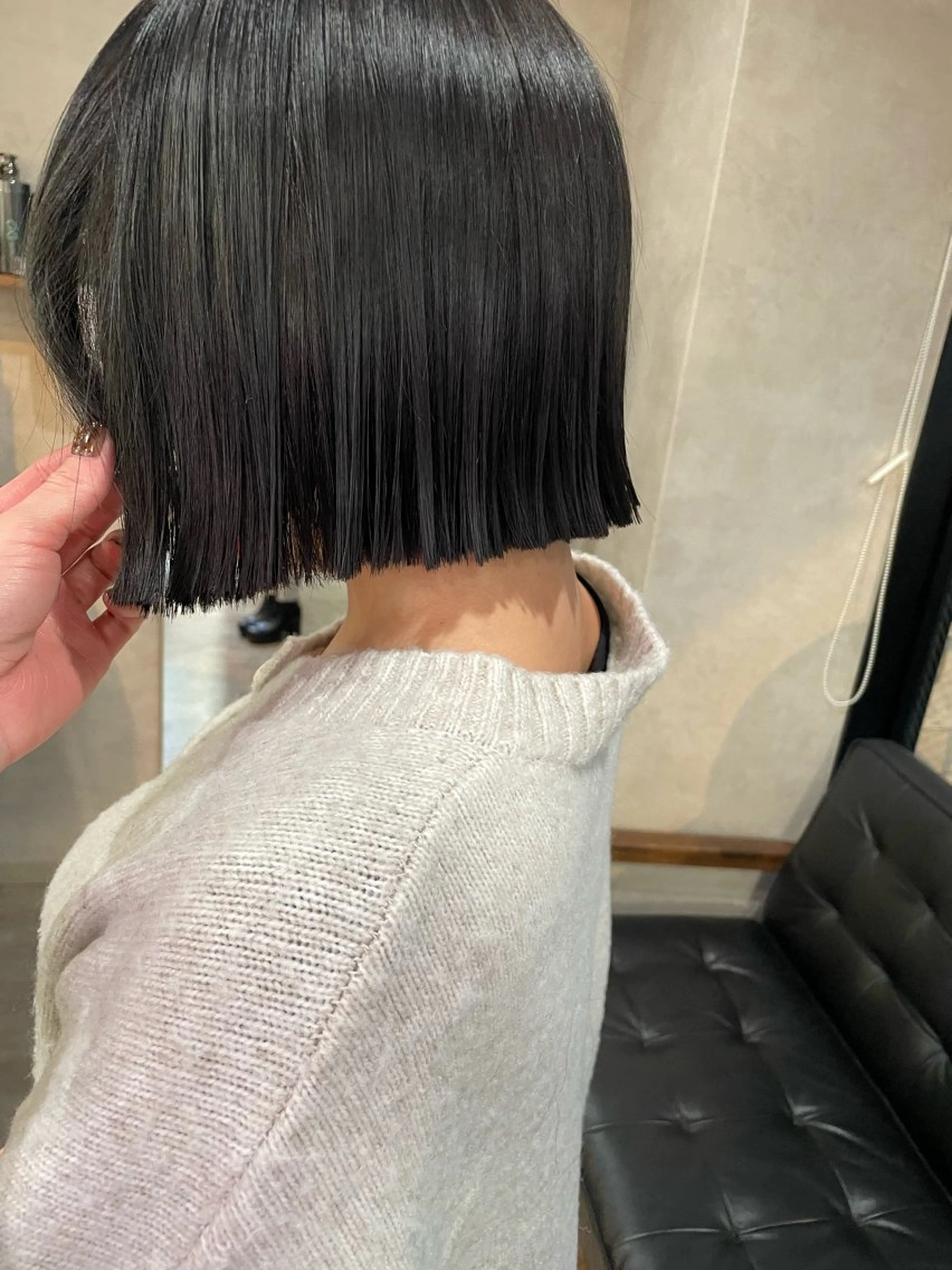 ショート 切りっぱなしボブ ボブ RIENS / ayu ♡のヘアスタイル