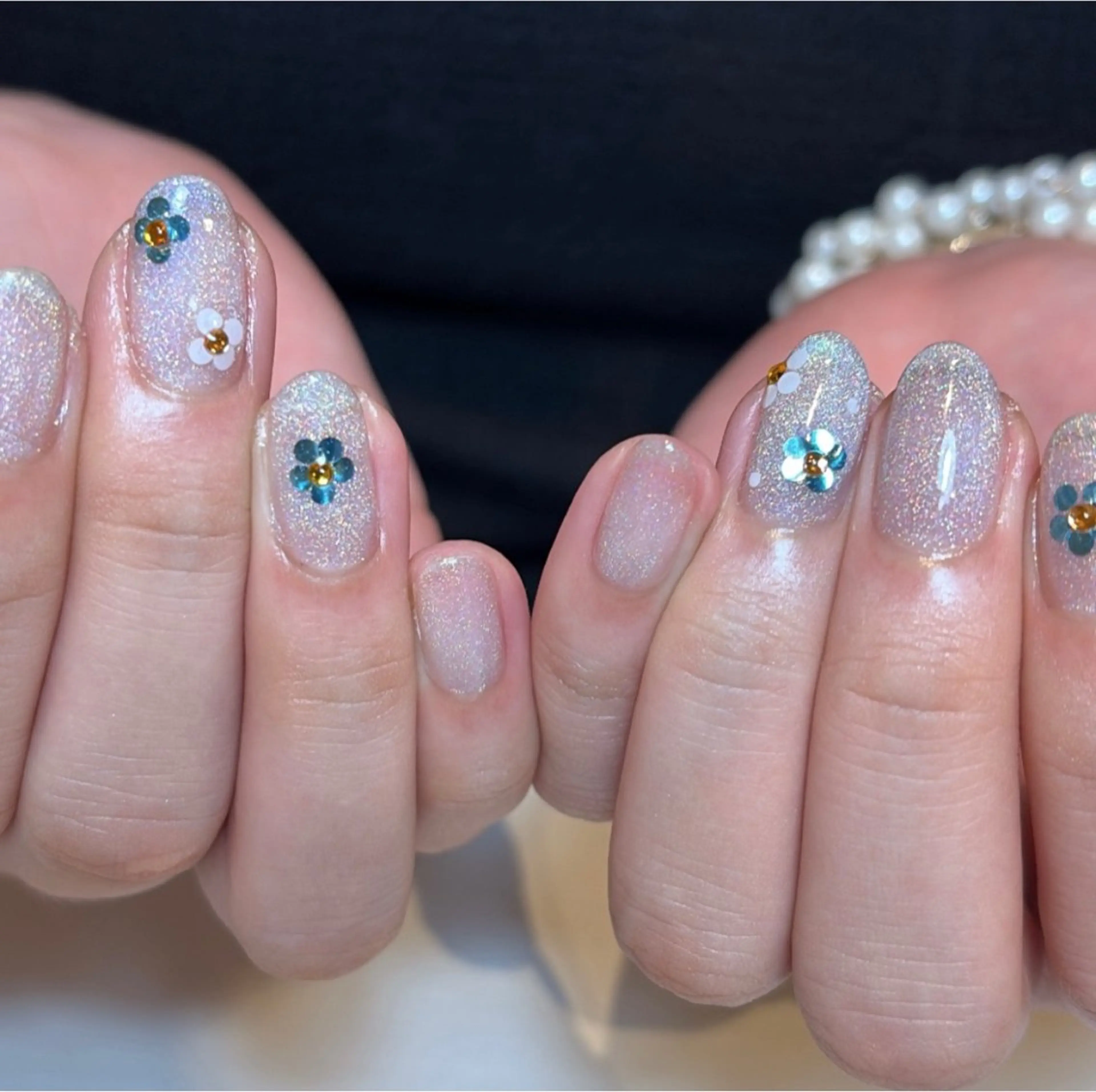 ネイル アートネイル フラワーネイル フレンチネイル 韓国ネイル マグネットネイル ハンドネイル Kai  nail Mayukoのネイルデザイン
