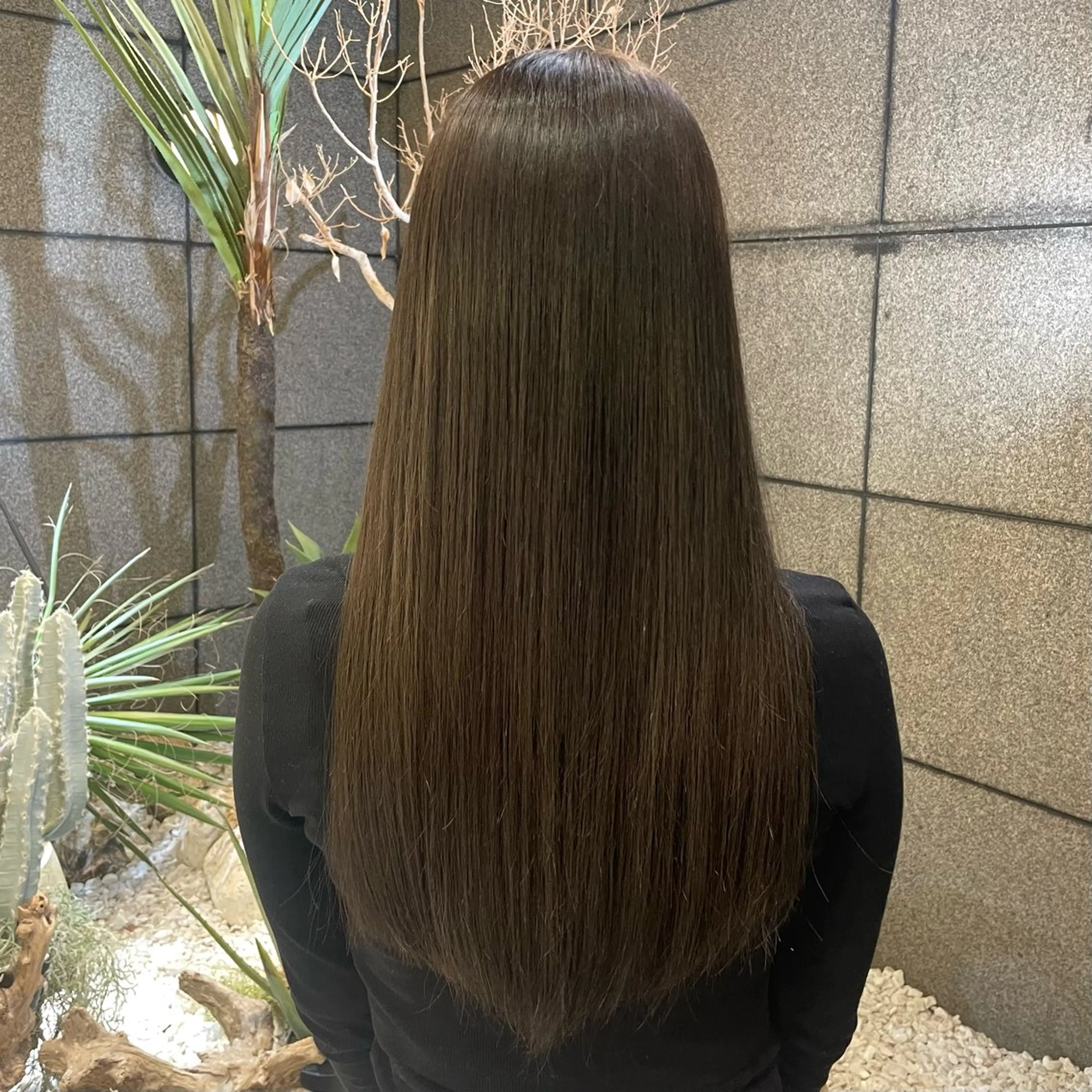 カラー 透明感カラー/ 縮毛矯正/ユイ☆彡のヘアスタイル