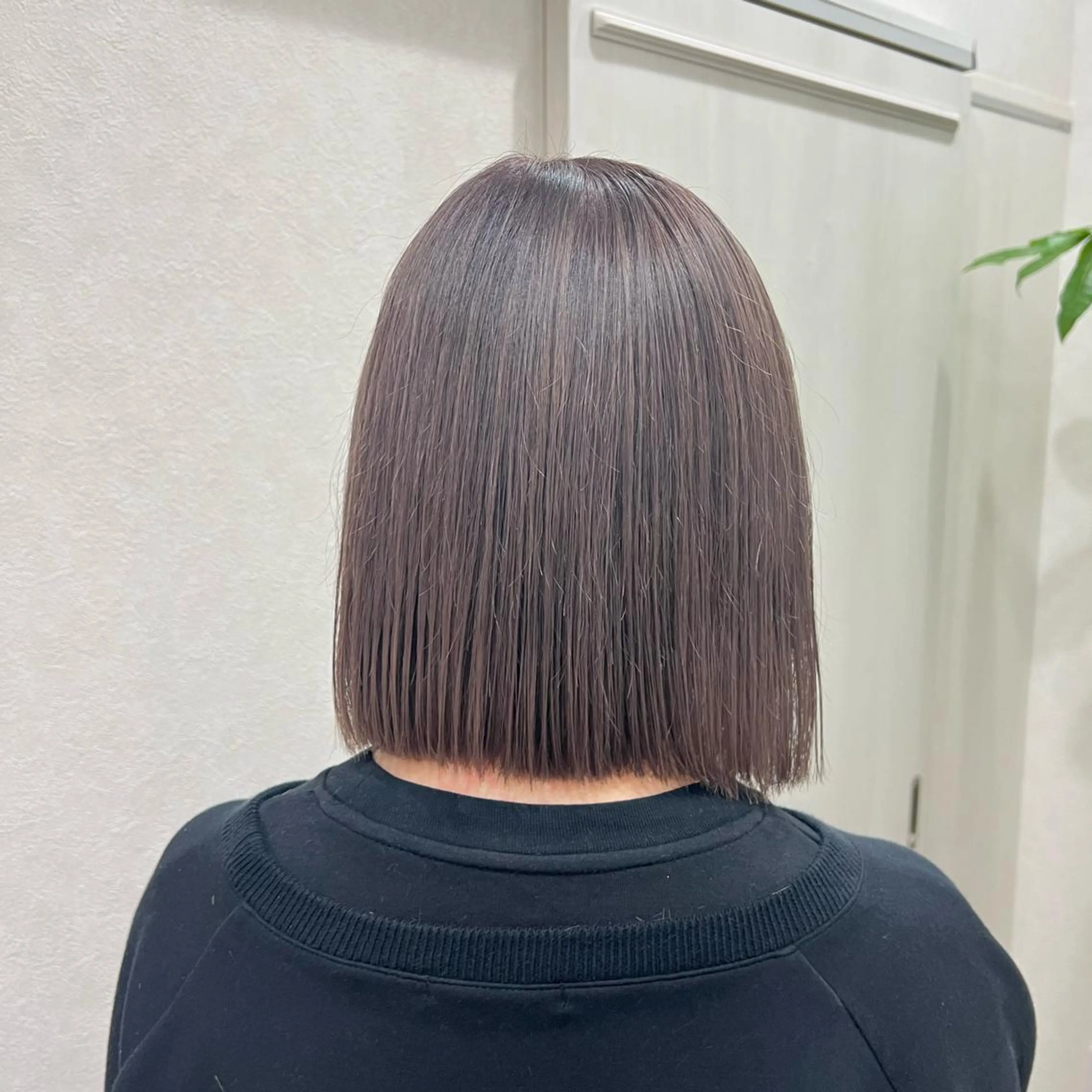 ミディアム カラー グレージュ ラベンダーカラー ラベンダーグレージュ ラベンダーグレー 🍇おぐら めぐみ🍇のヘアスタイル