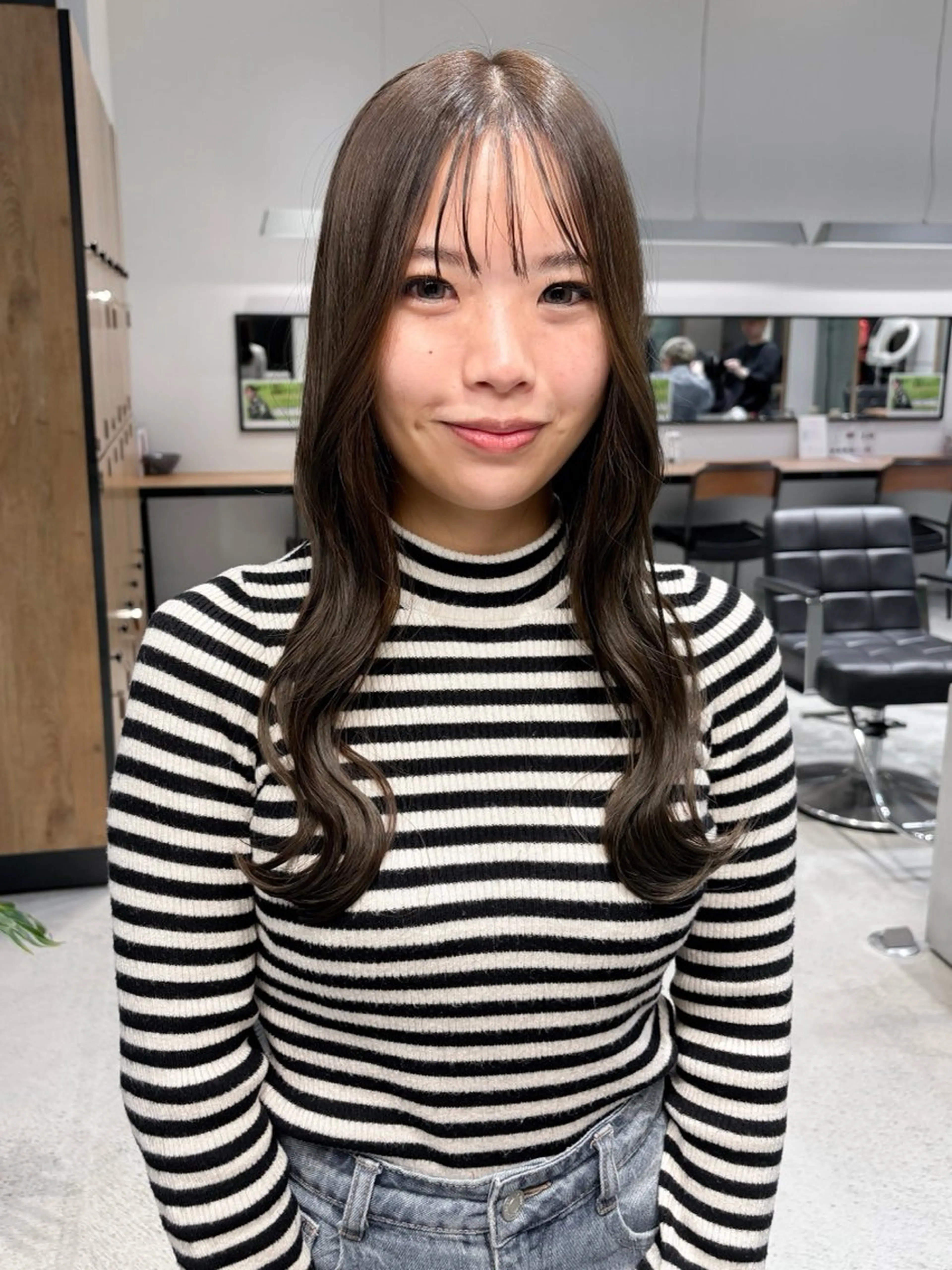 カラー ヘアカラー 金本 麗美のヘアスタイル
