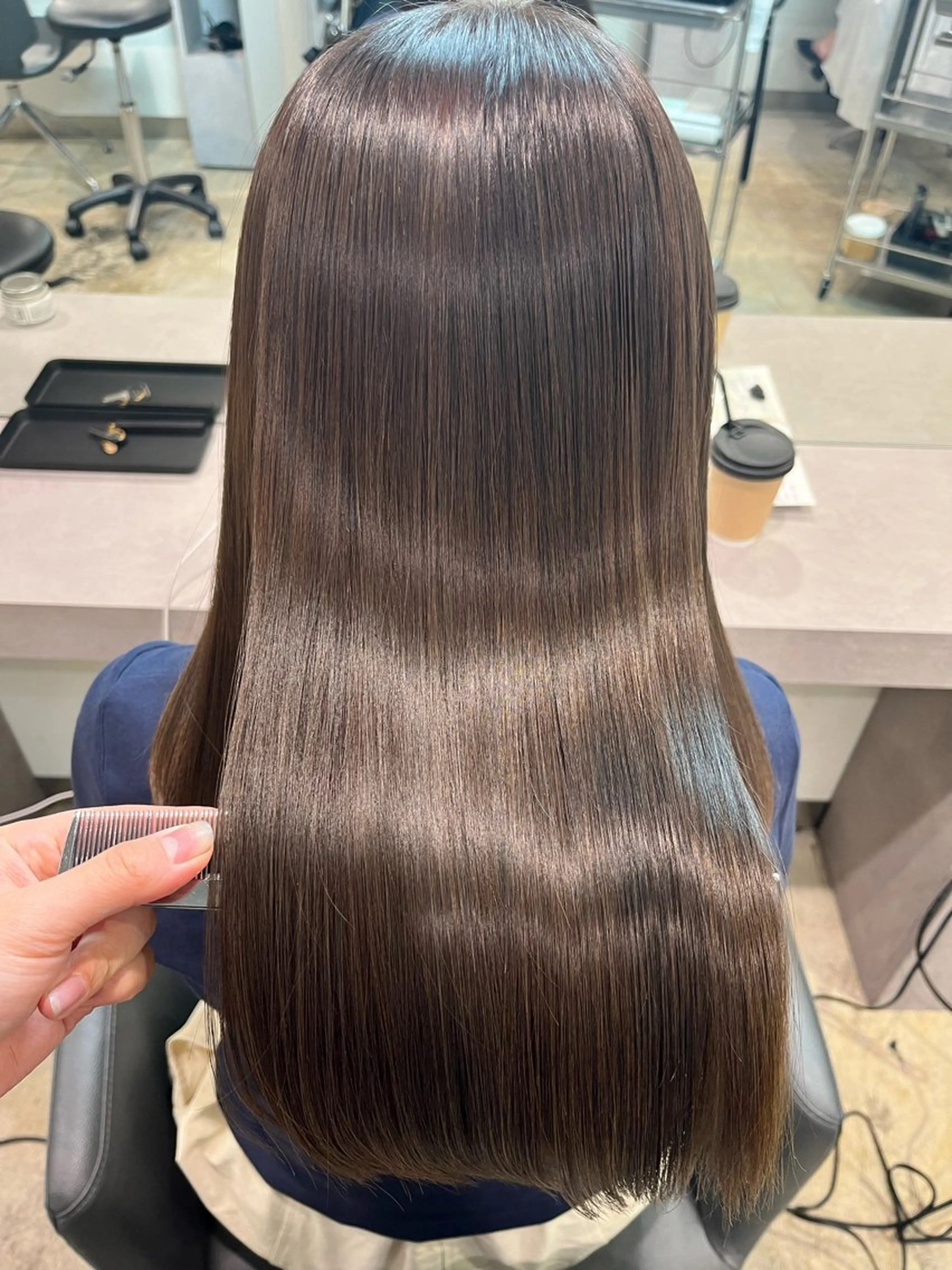 ロング 美髪×縮毛矯正 水上真由美😘のヘアスタイル