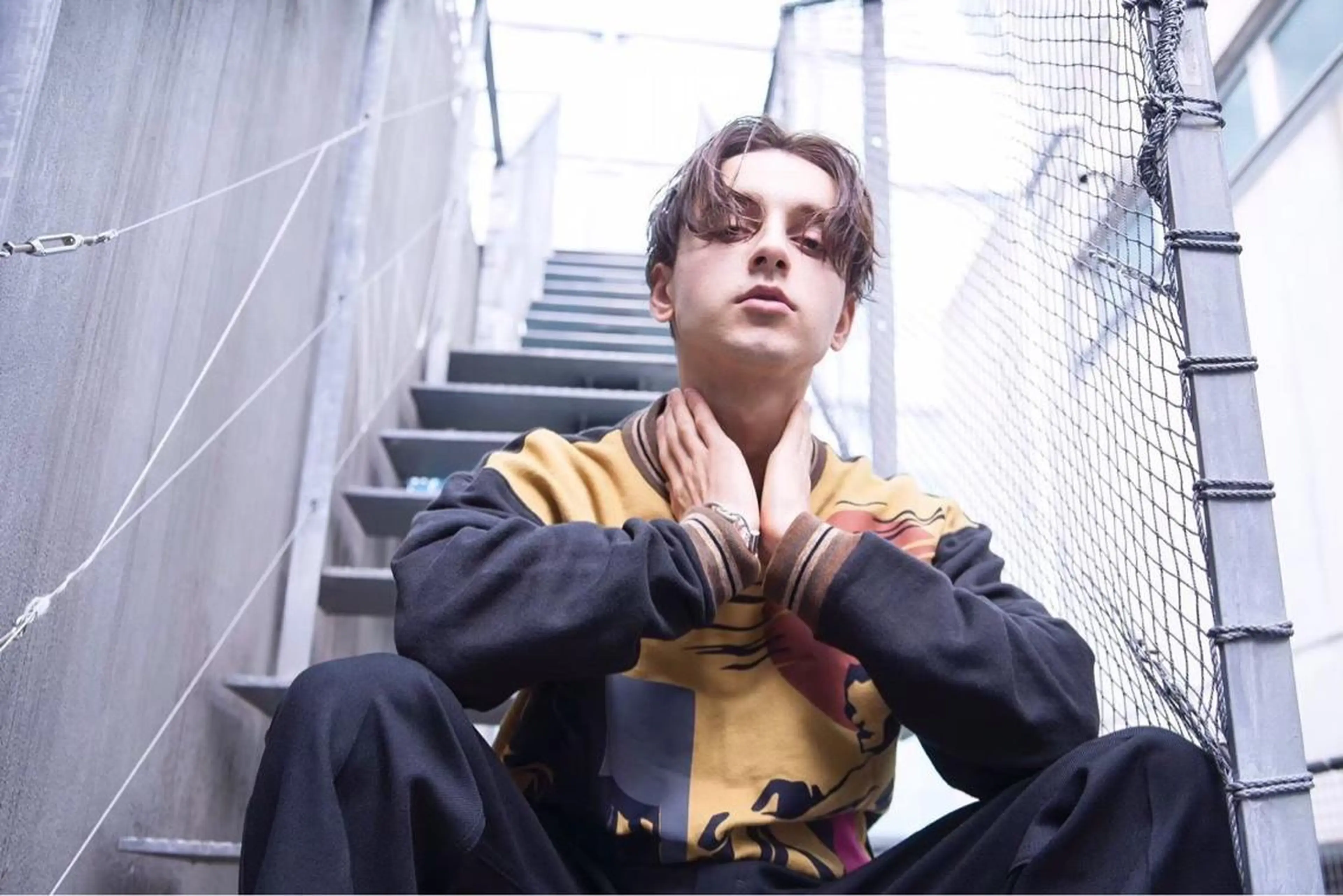 ショート カラー パーマ メンズ 波巻きスパイラルパー マ/シャドウパーマ駿のヘアスタイル