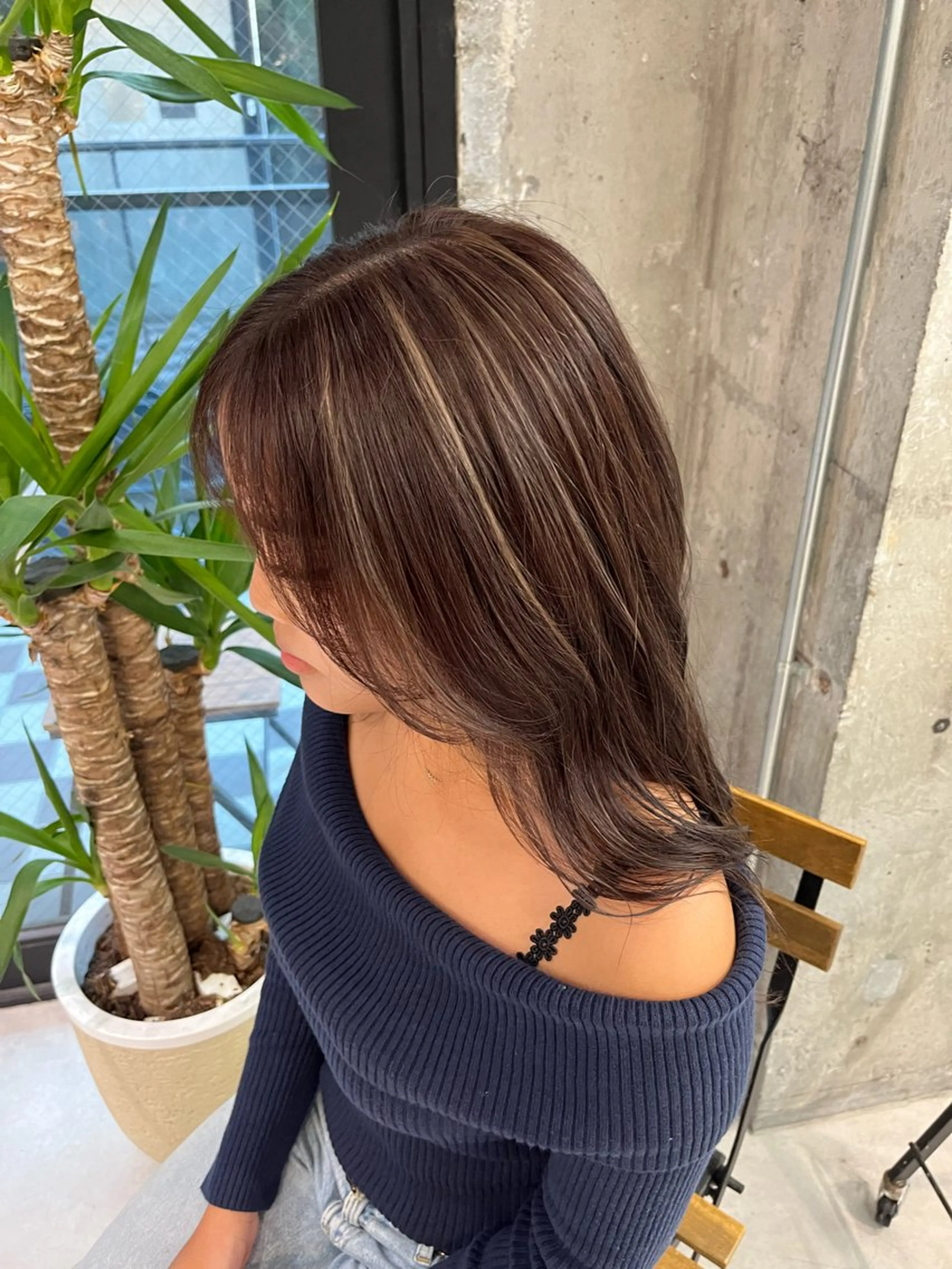 ロング ヘアカラー 🌊ハイライト Rizu🌊のヘアスタイル