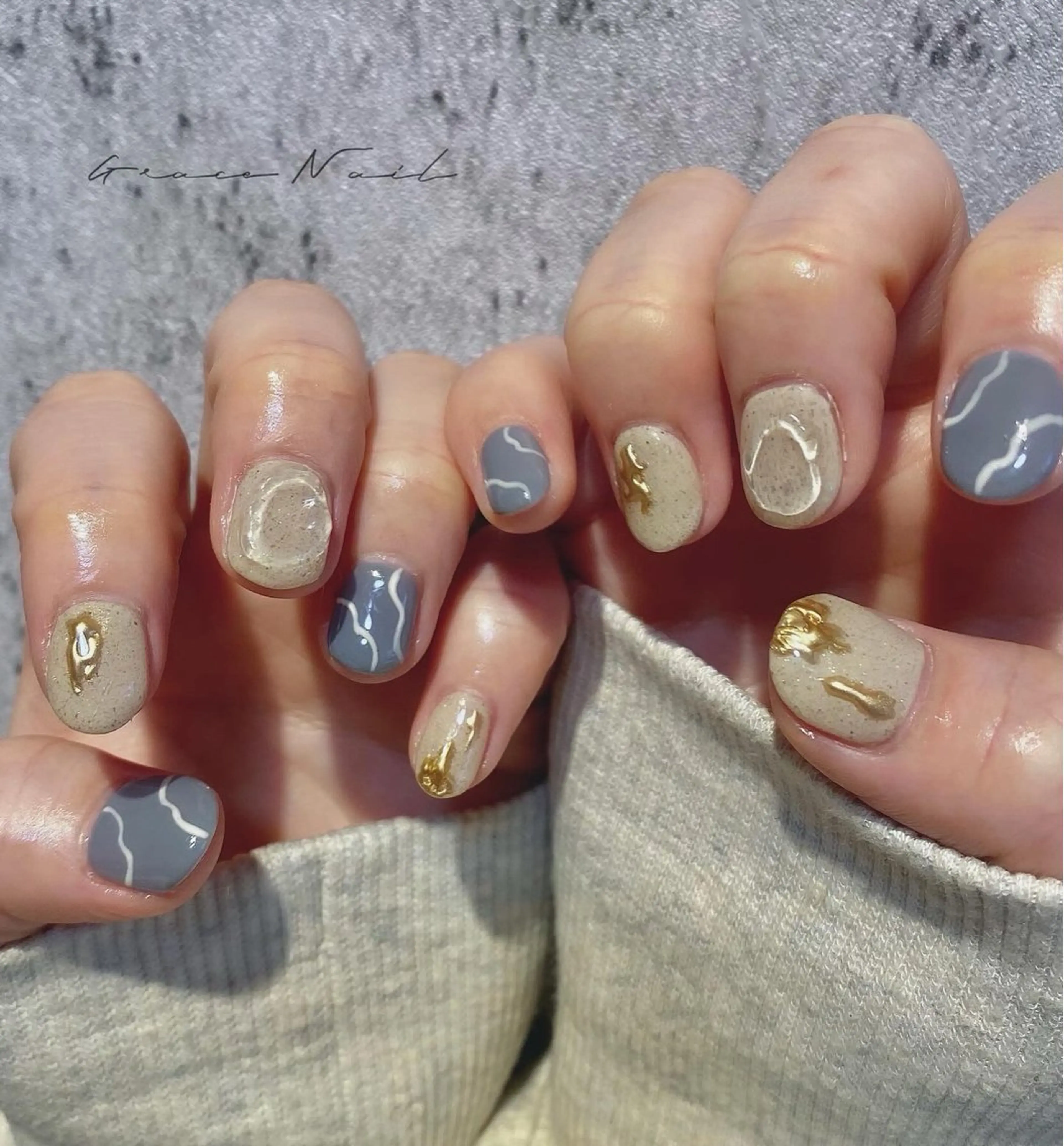 ネイル ハンドネイル ☆*｡Grace Nail｡*☆のネイルデザイン