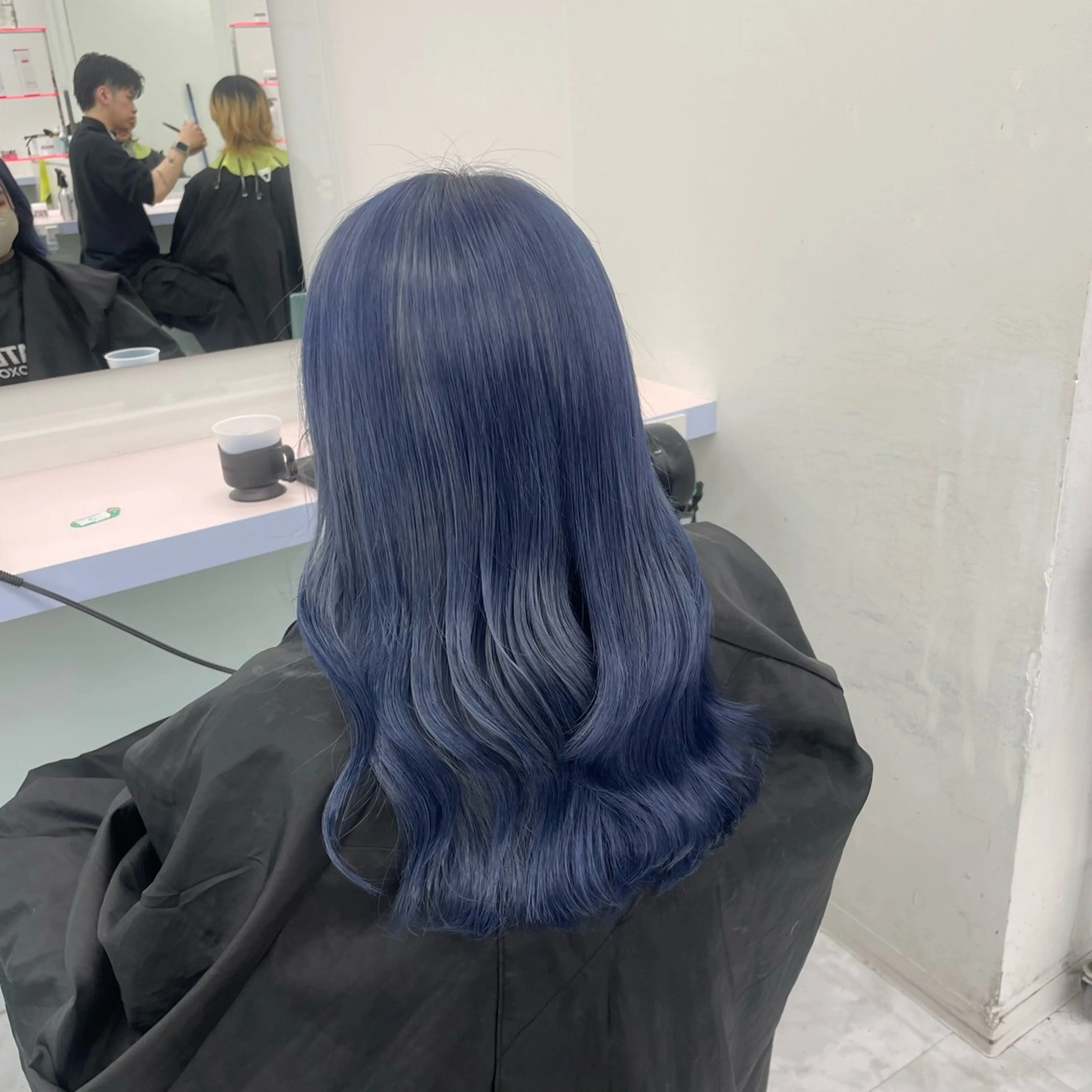 セミロング カラー ラベンダーカラー ♡ブリーチカラー♡ Mirioのヘアスタイル