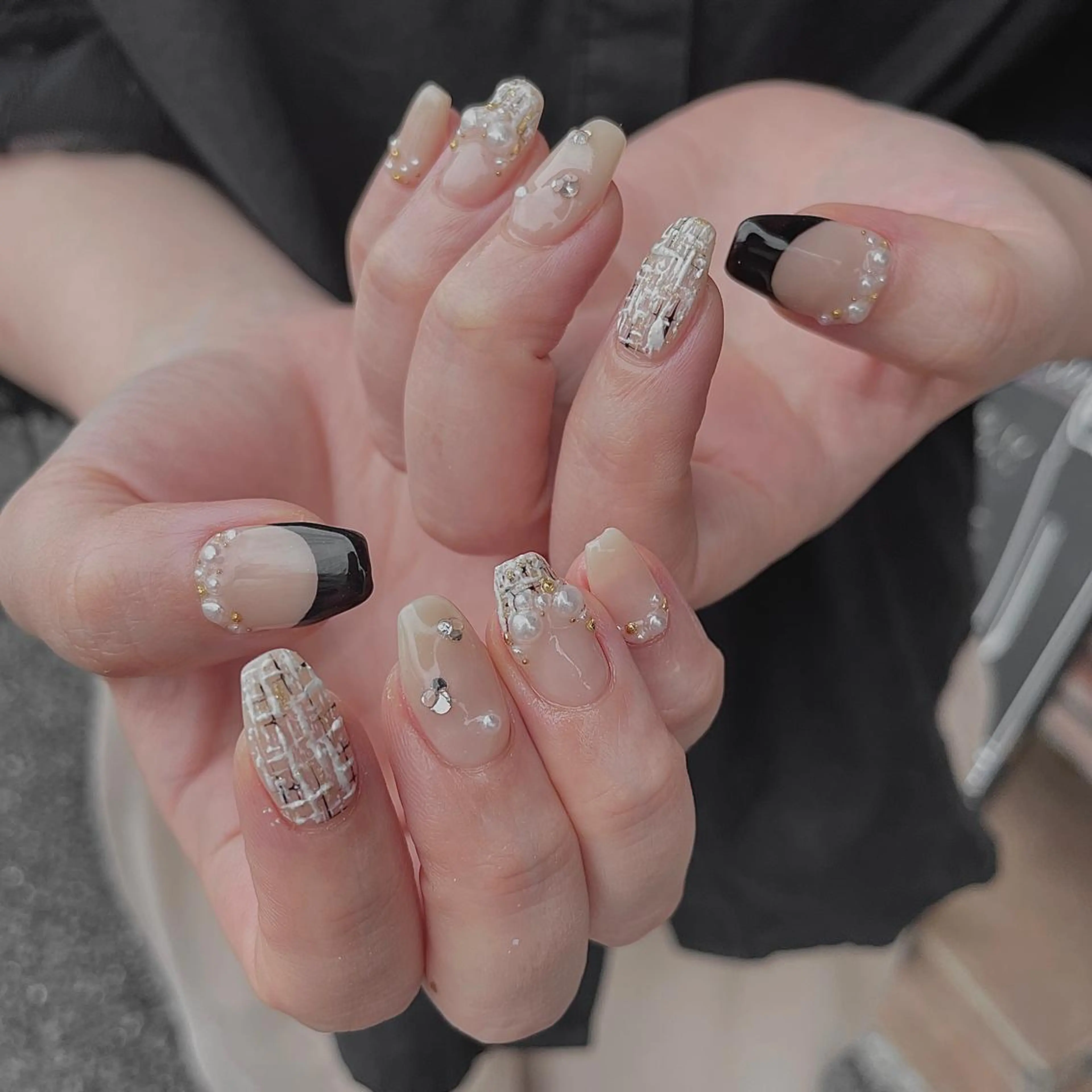 ネイル ツイードネイル ワンホンネイル acs.n所属・ネイル,耳つぼ 風間すみれのその他イメージ