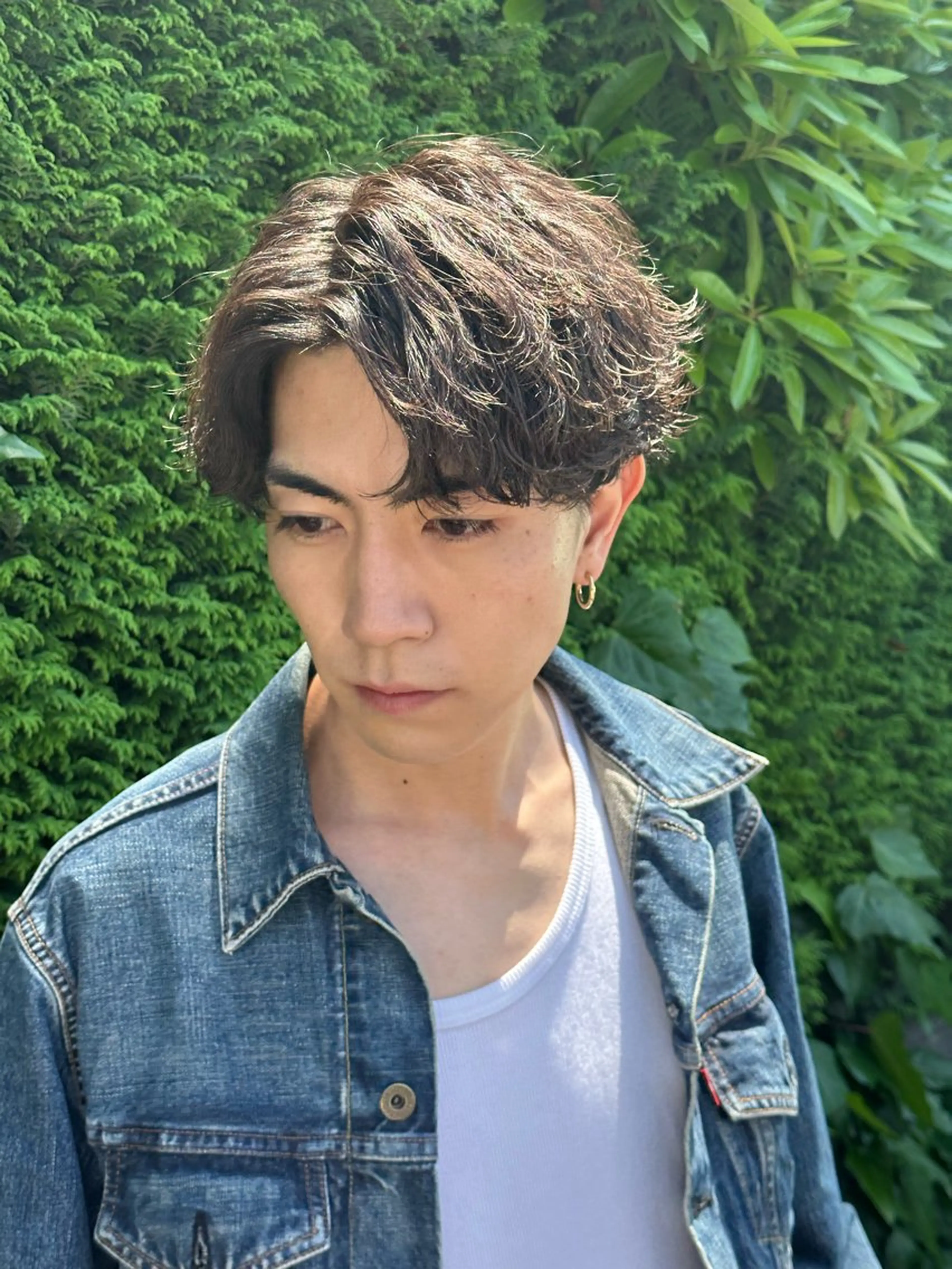 パーマ メンズ カット パーマ トリートメント 当日予約⭕️ fifth渋谷太田のヘアスタイル