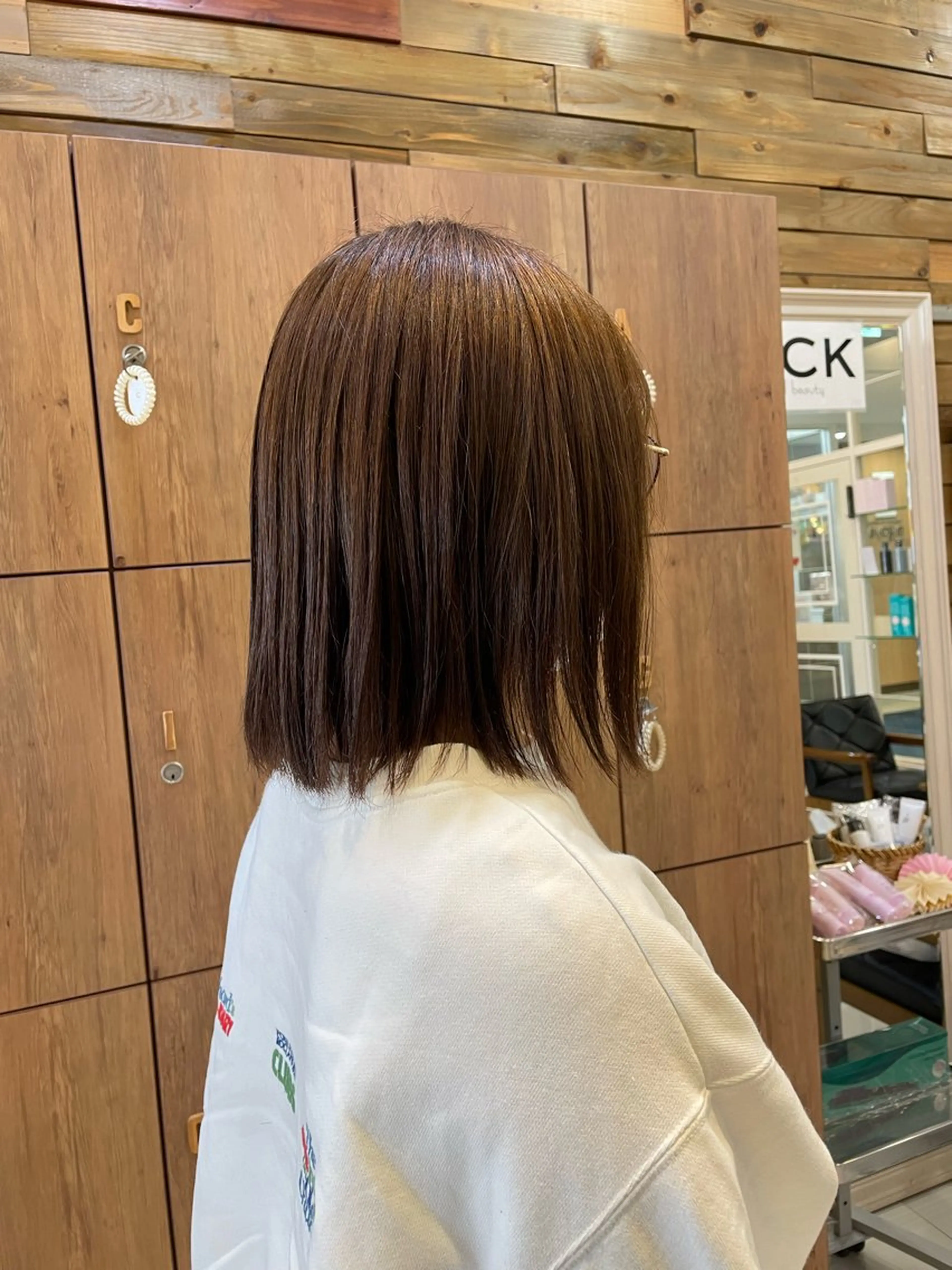 カラー 透明感/暖色カラー /ヘアアレンジ/ななのヘアスタイル