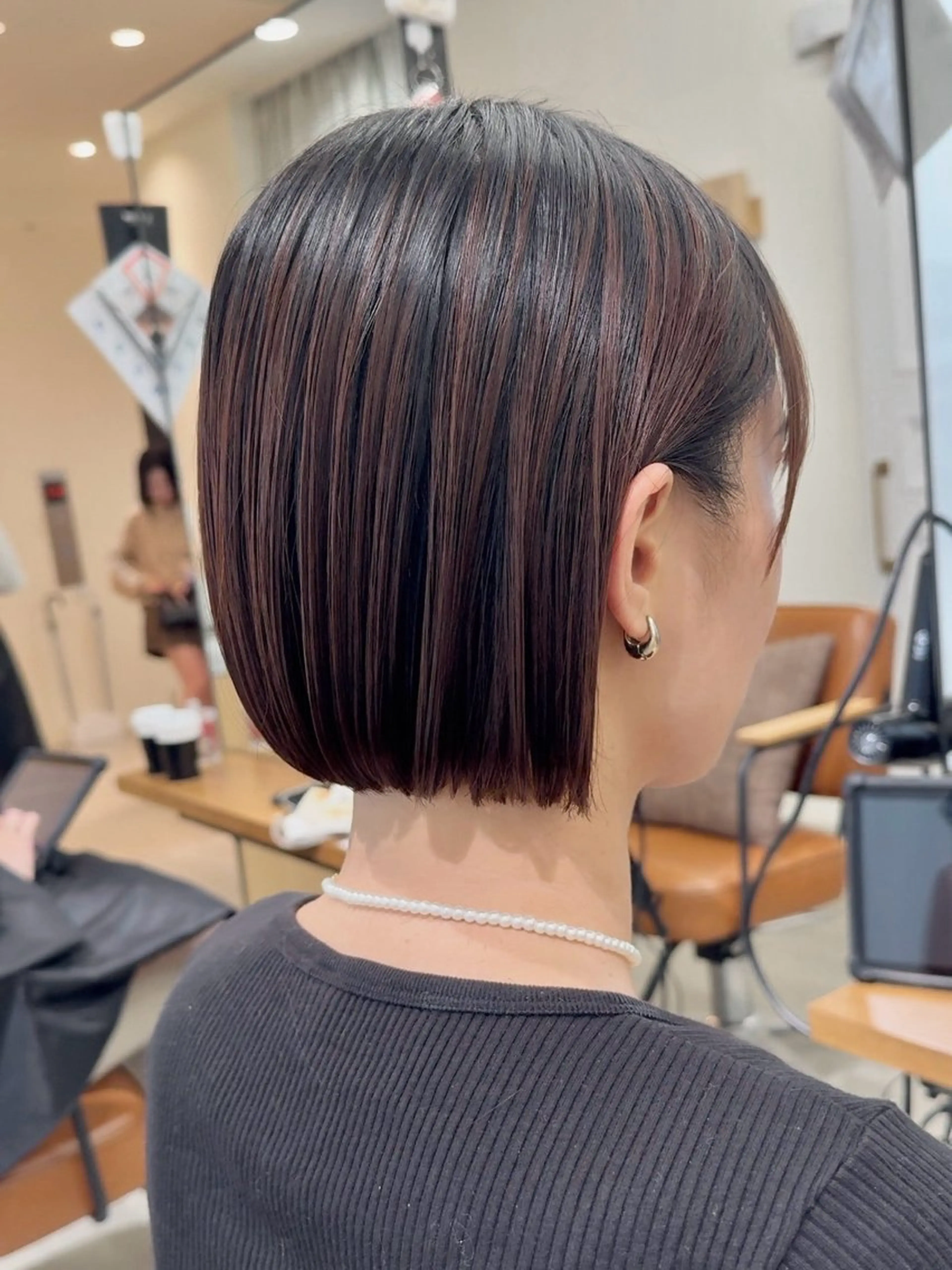 ミディアム カラー パーマ ヘアアレンジ カット ヘアカラー トリートメント Vel 新宿店所属・美髪矯正/髪質改善 カラー✨️Velのヘアスタイル