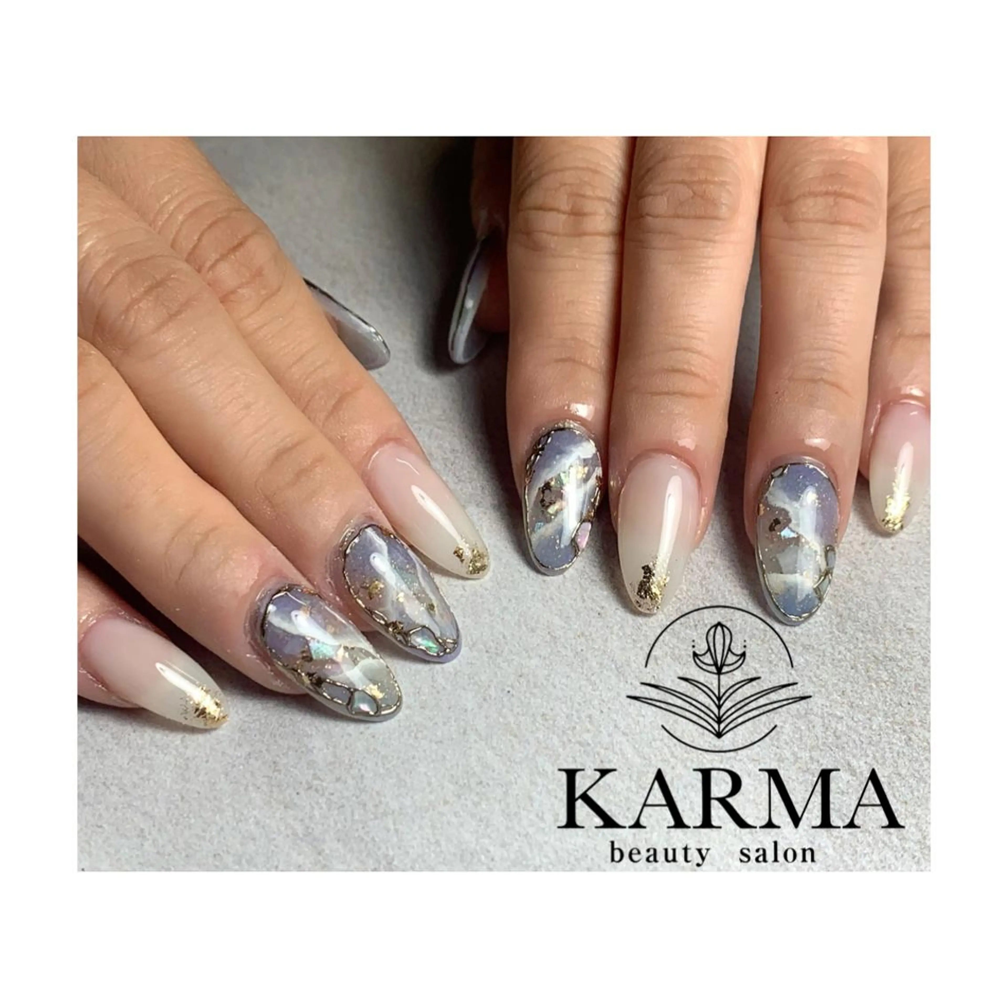 セミロング ネイル ハンドネイル KARMA salonのネイルデザイン