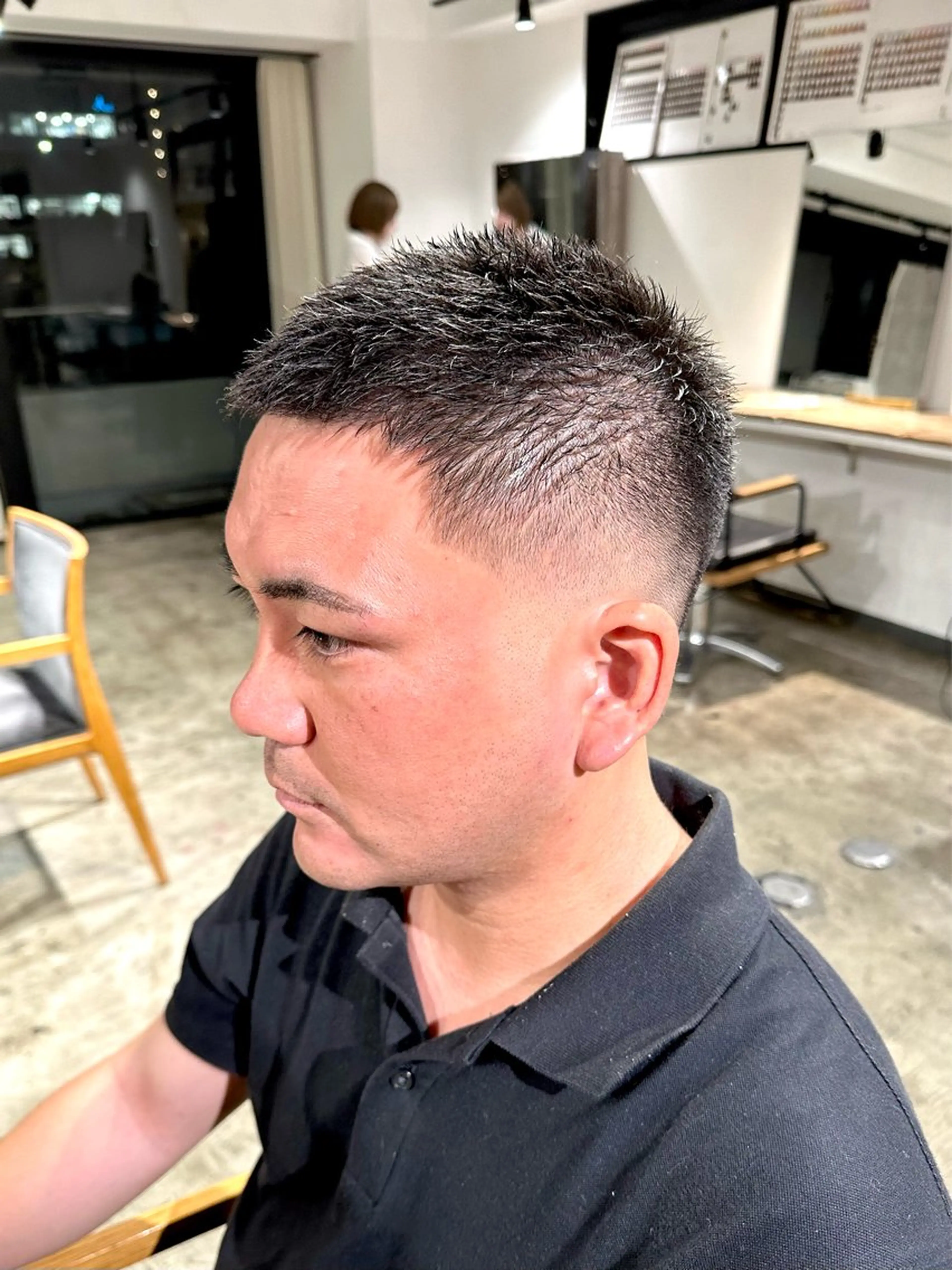 メンズ ボウズ フェードカット メンズパーマ スキンフェード カット 骨格補正施術/メンズ 専門美容師/YUYAのヘアスタイル