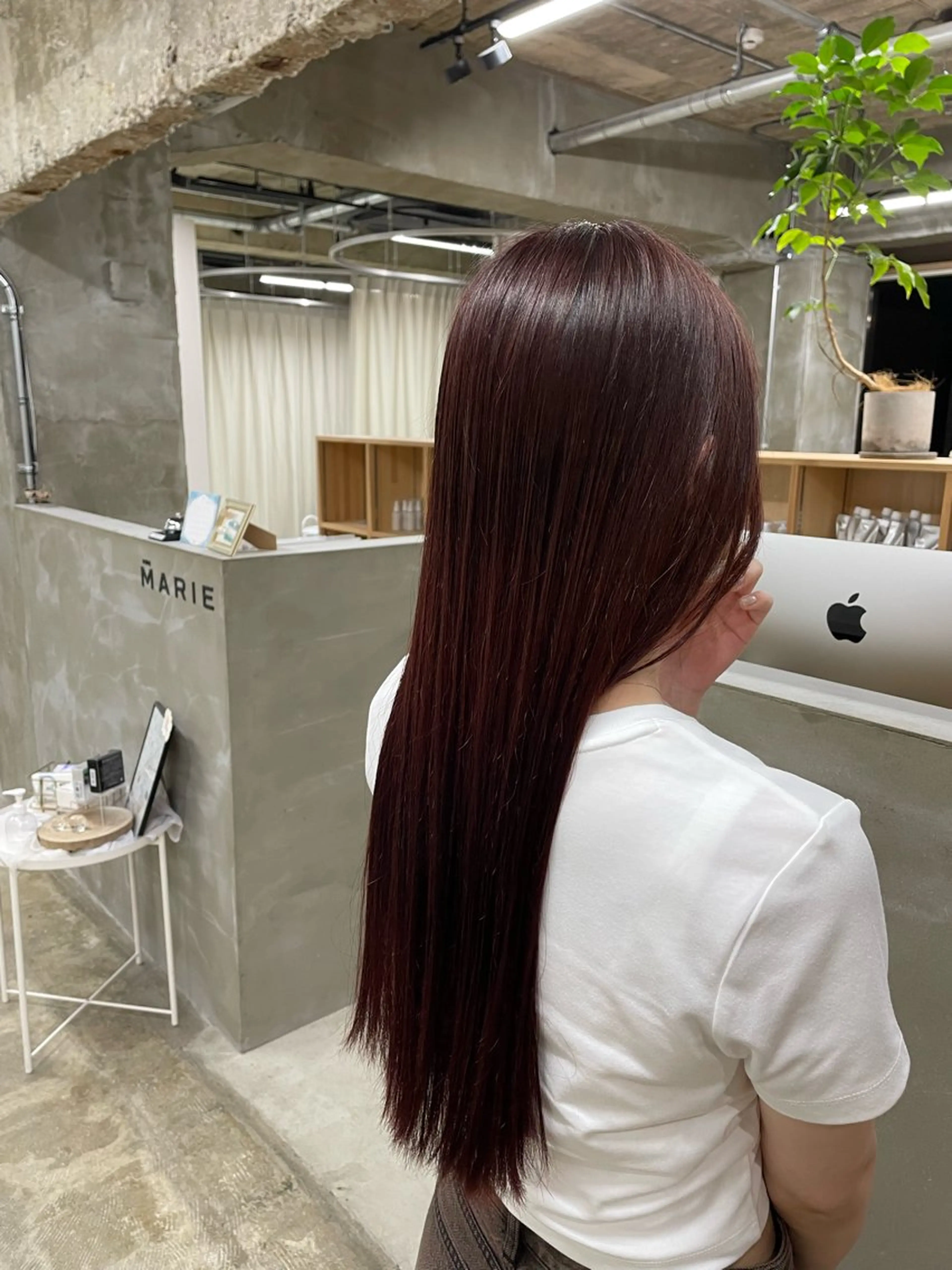 セミロング カラー ヘアカラー トリートメント 坂田 春樹のヘアスタイル