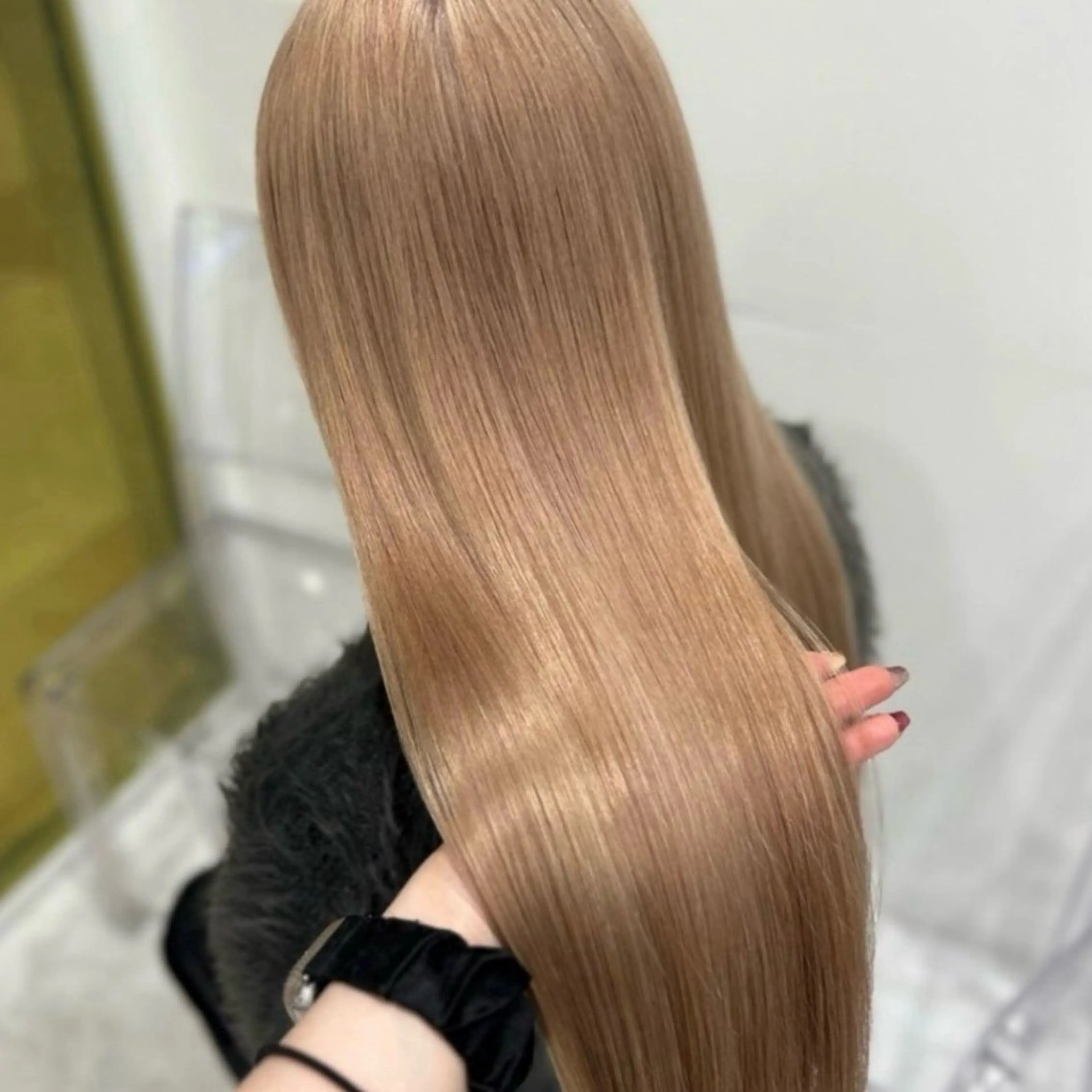 ミディアム カラー 🎀🧁ダメージレス 艶髪カラー🧁🎀のヘアスタイル