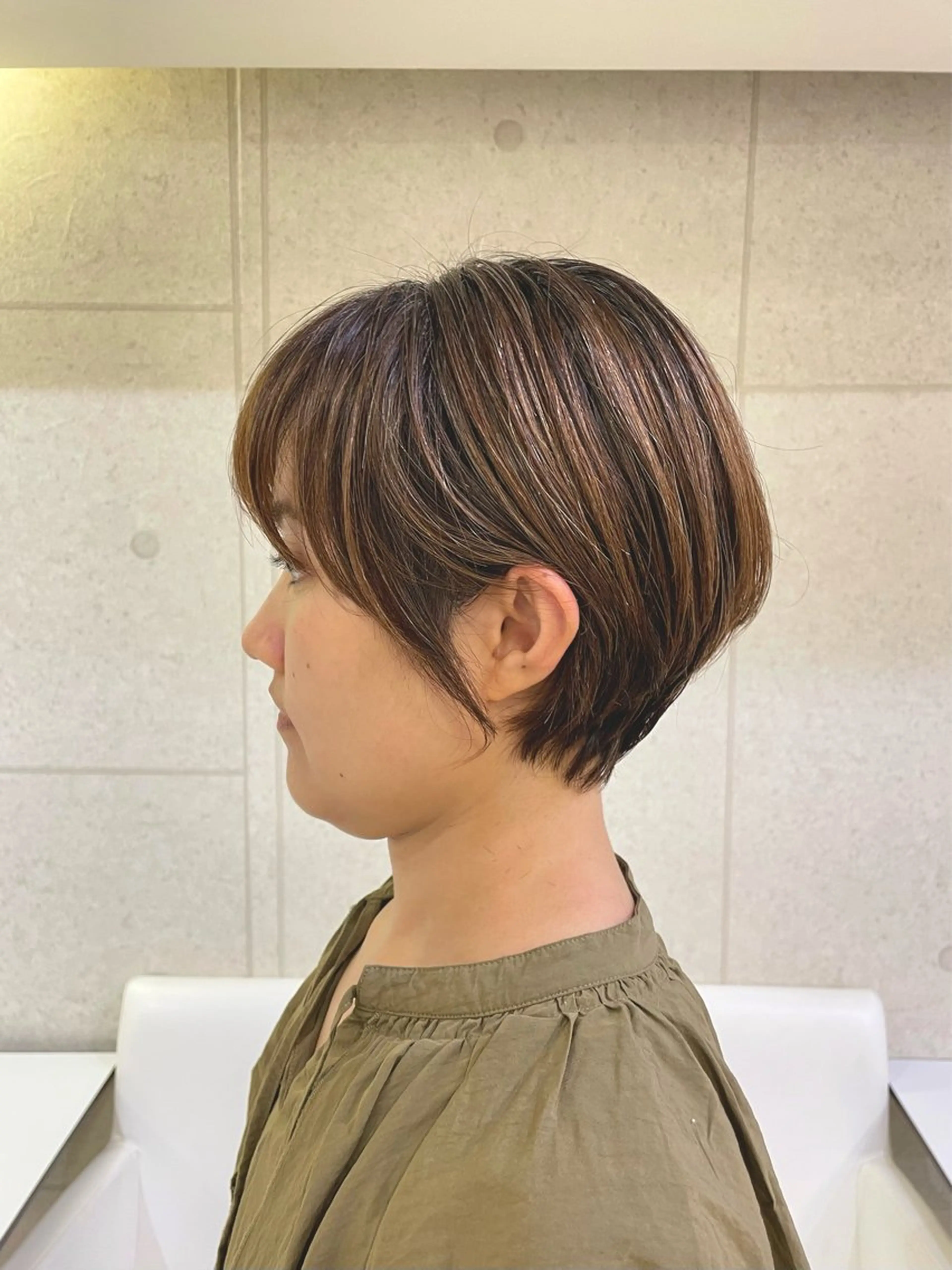 ショート カット ヘッドスパ 簡単スタイリングヘア 💫ﾖｺﾊｼのヘアスタイル