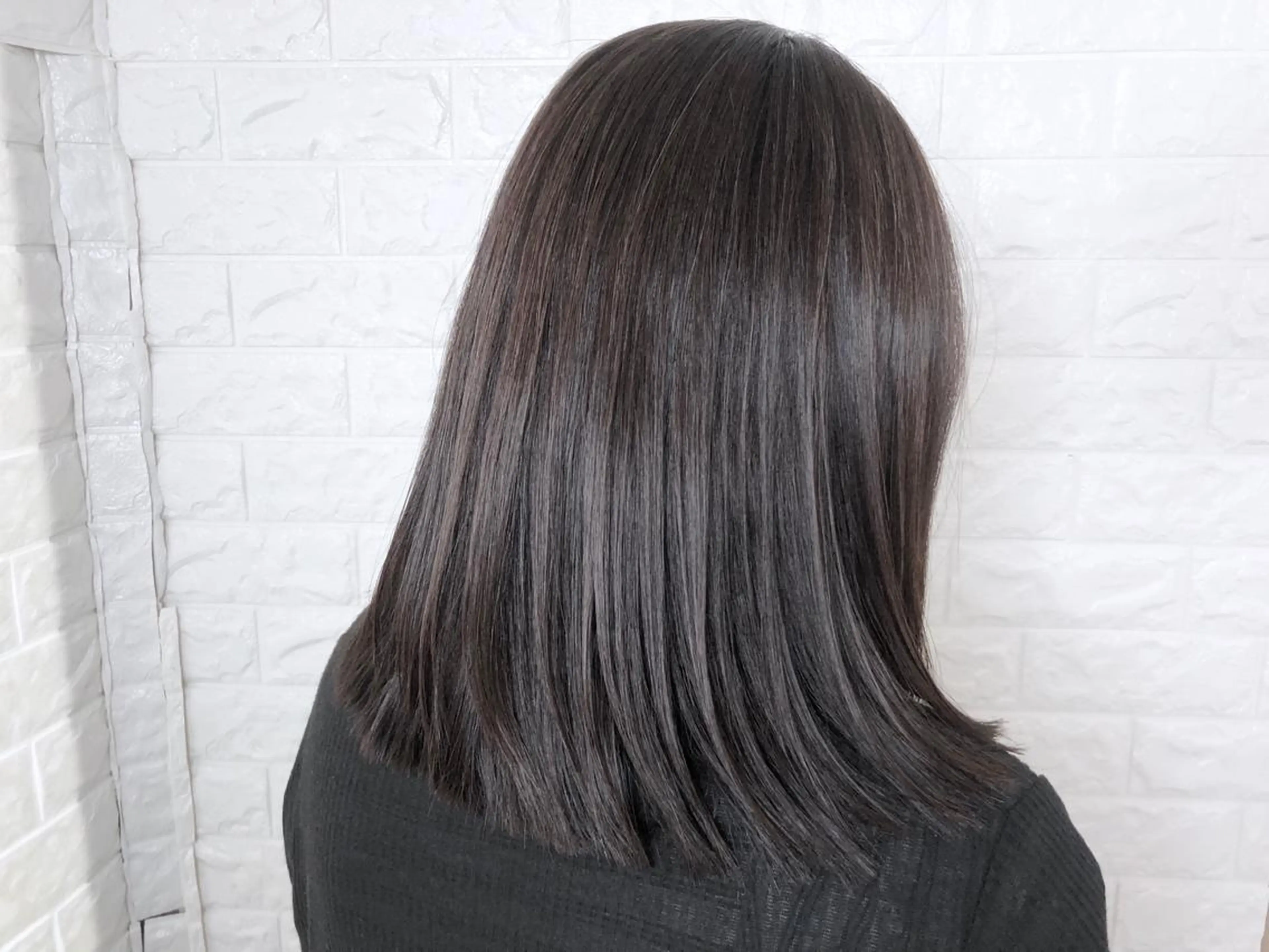 ミディアム 縮毛矯正/髪質改善 主税巧一のヘアスタイル