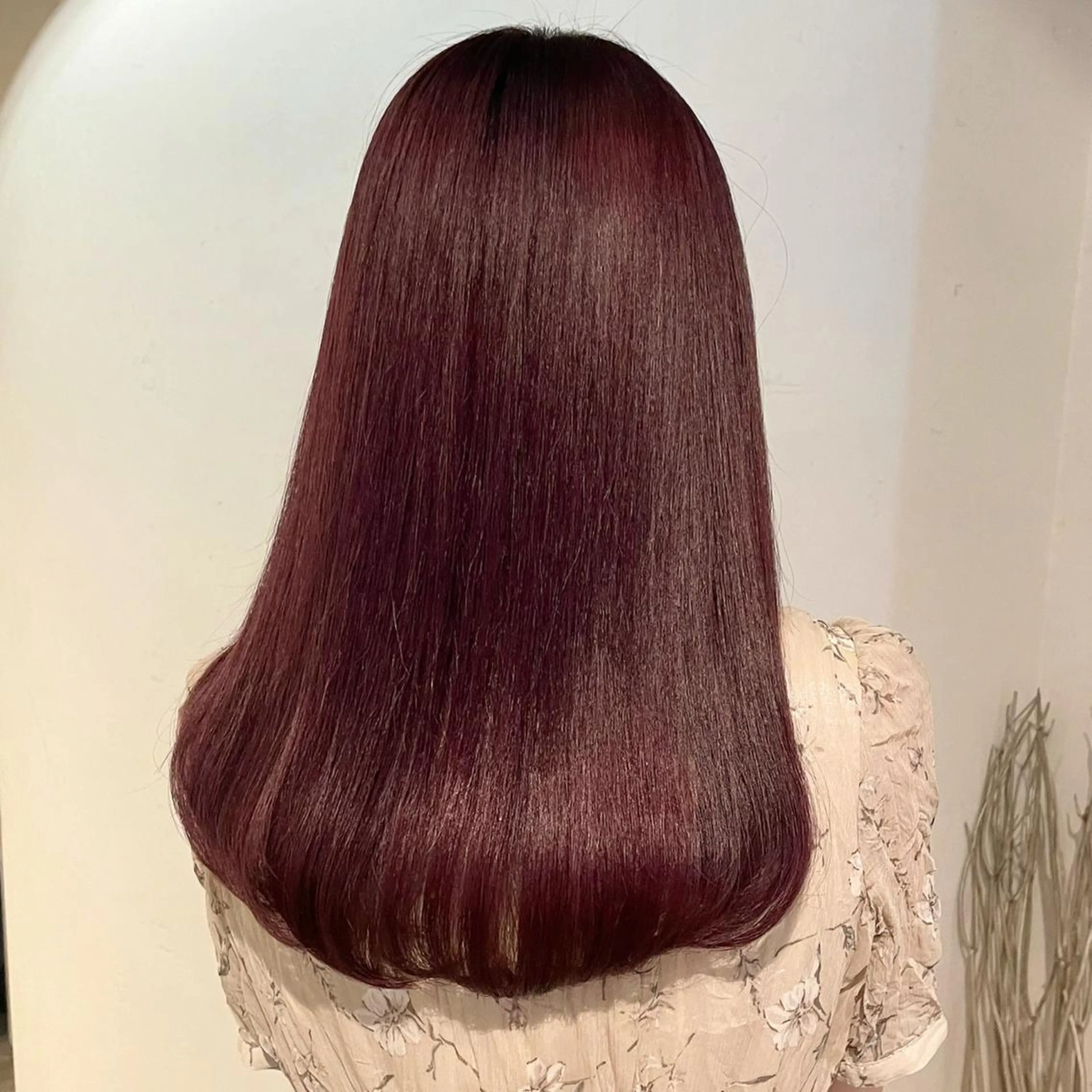 ロング カラー ヘアアレンジ ブリーチ ブラウンカラー ピンクカラー ピンクブラウン ロング カット ヘアカラー トリートメント kitin 吉祥寺 山岸花のヘアスタイル