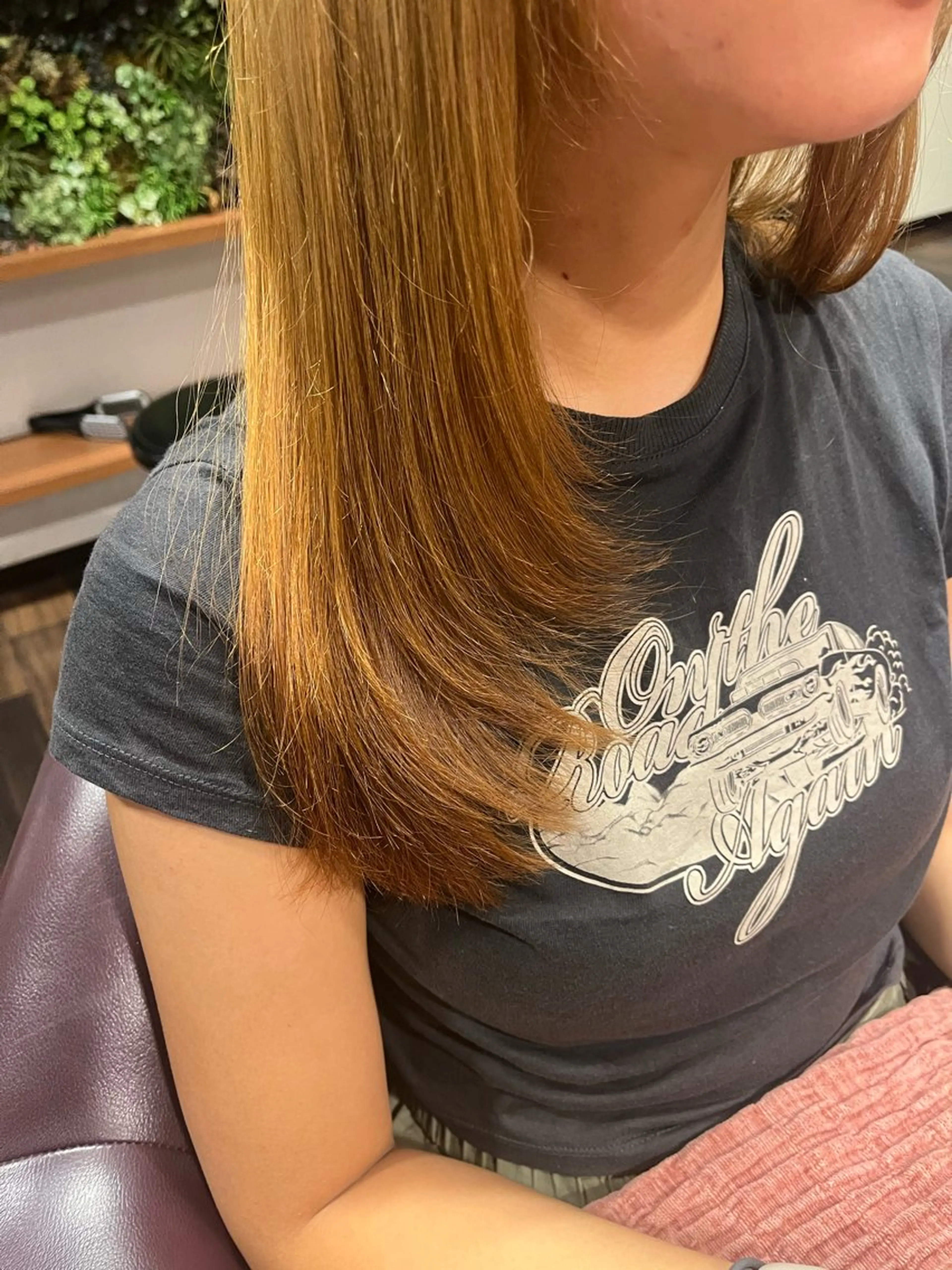 ロング レイヤーカット なかやま みおのヘアスタイル